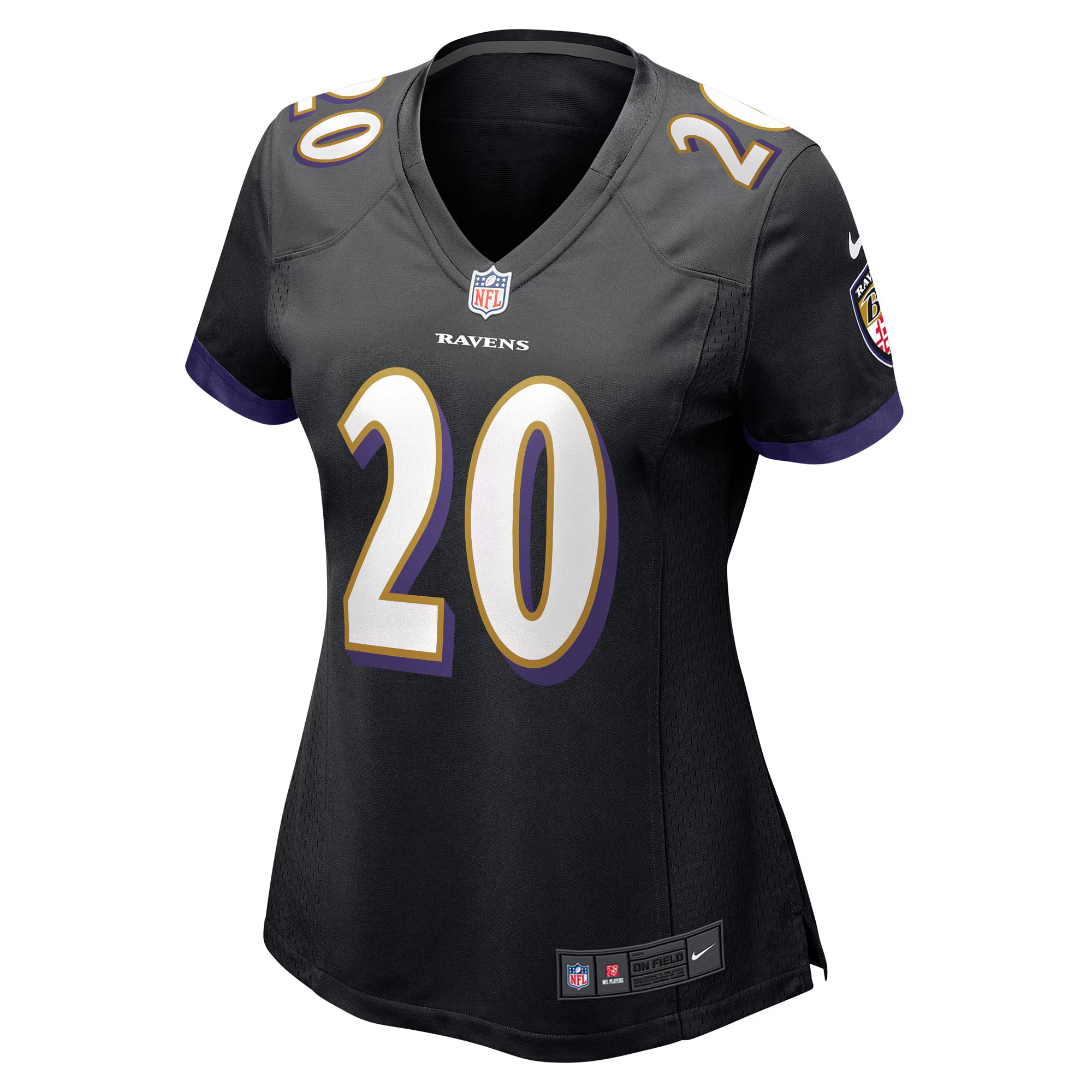 Ed Reed Baltimore Ravens Nike Women's Retired Player Jersey - Black