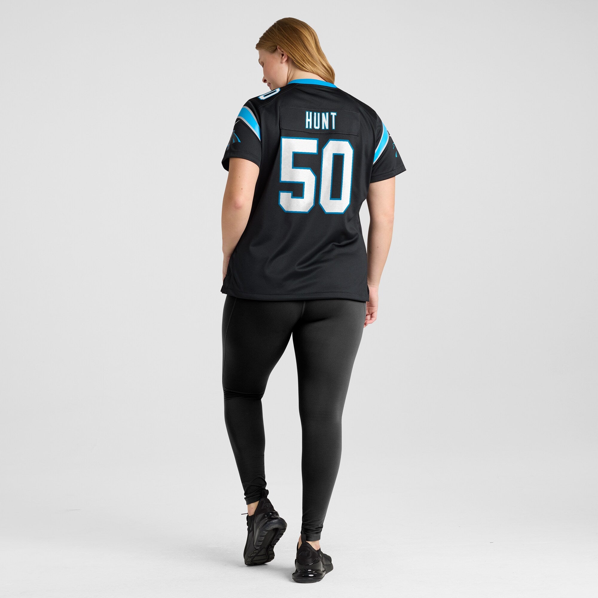 Robert Hunt Carolina Panthers Nike Women's  Game Jersey -  Black