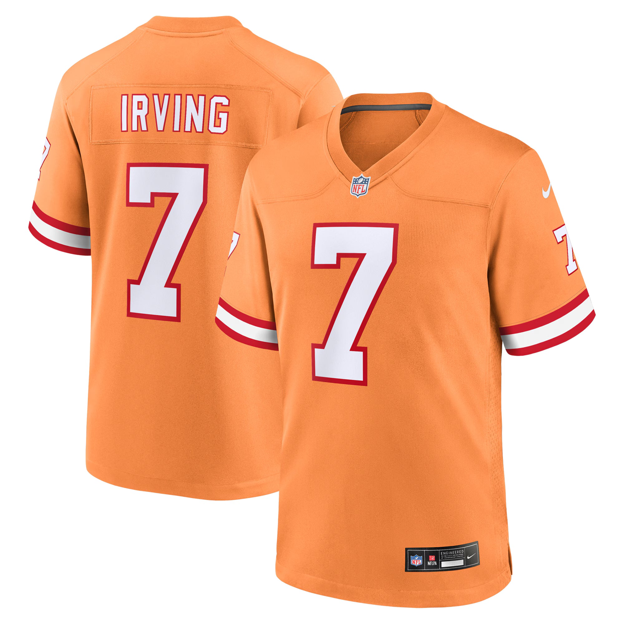 Bucky Irving Tampa Bay Buccaneers Nike Alternate Game Jersey -  Orange