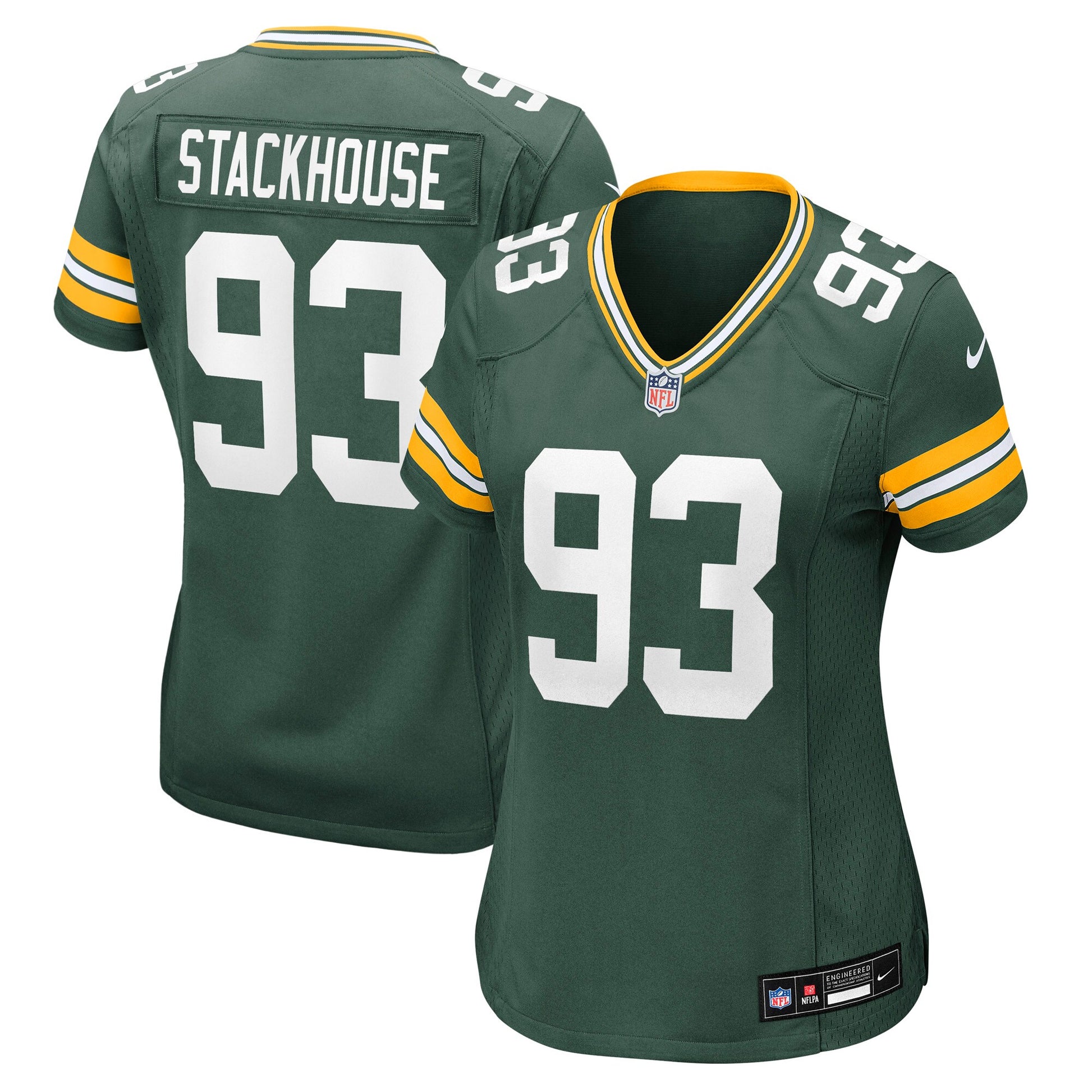 Nazir Stackhouse Green Bay Packers Nike Women's Team Game Jersey -  Green