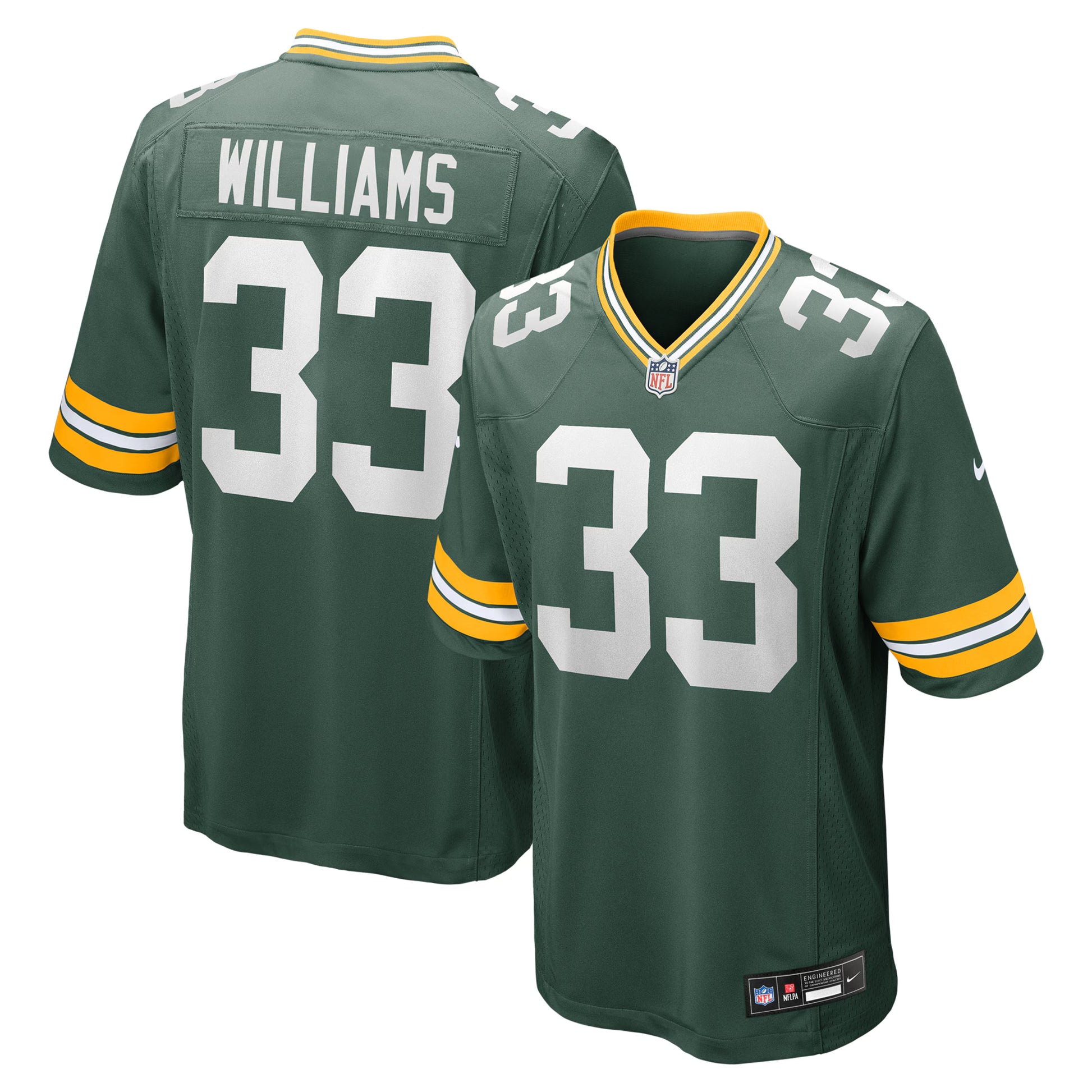 Evan Williams Green Bay Packers Nike  Game Jersey -  Green