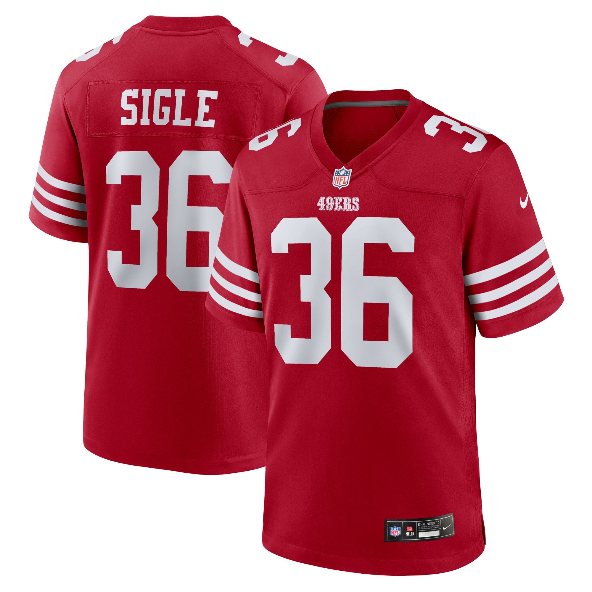 Marques Sigle San Francisco 49ers Nike Team Game Jersey -  Scarlet