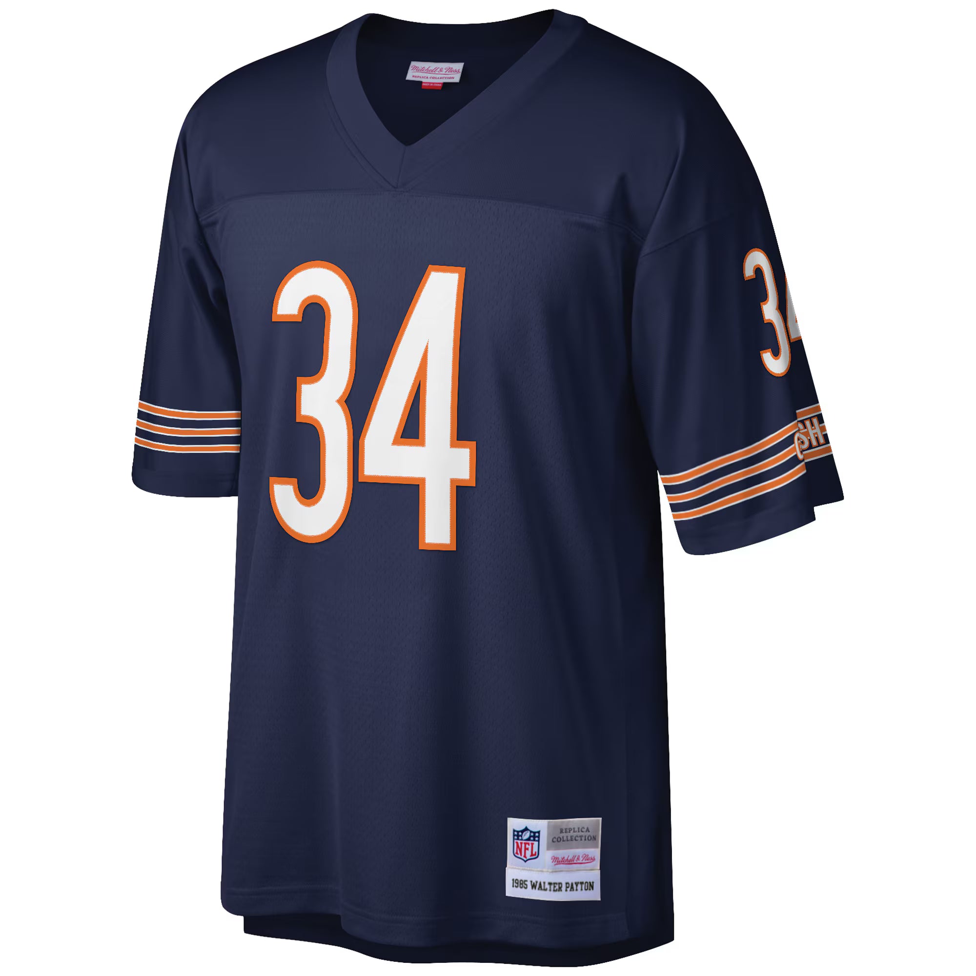 Walter Payton Chicago Bears Mitchell &amp; Ness Big &amp; Tall 1985 Retired Player Replica Jersey - Navy
