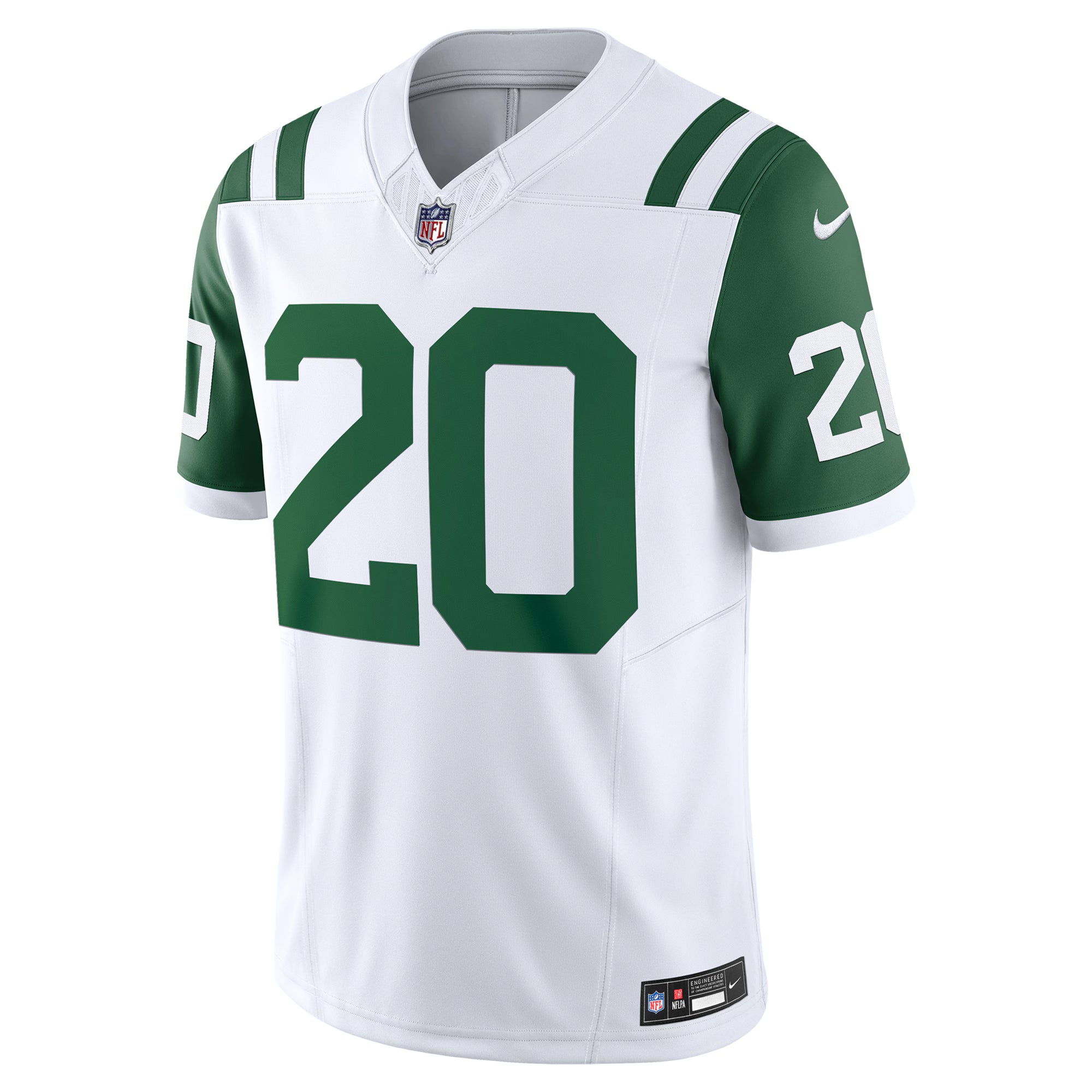 Breece Hall New York Jets Nike Classic Alternate Vapor F.U.S.E. Limited Jersey - White