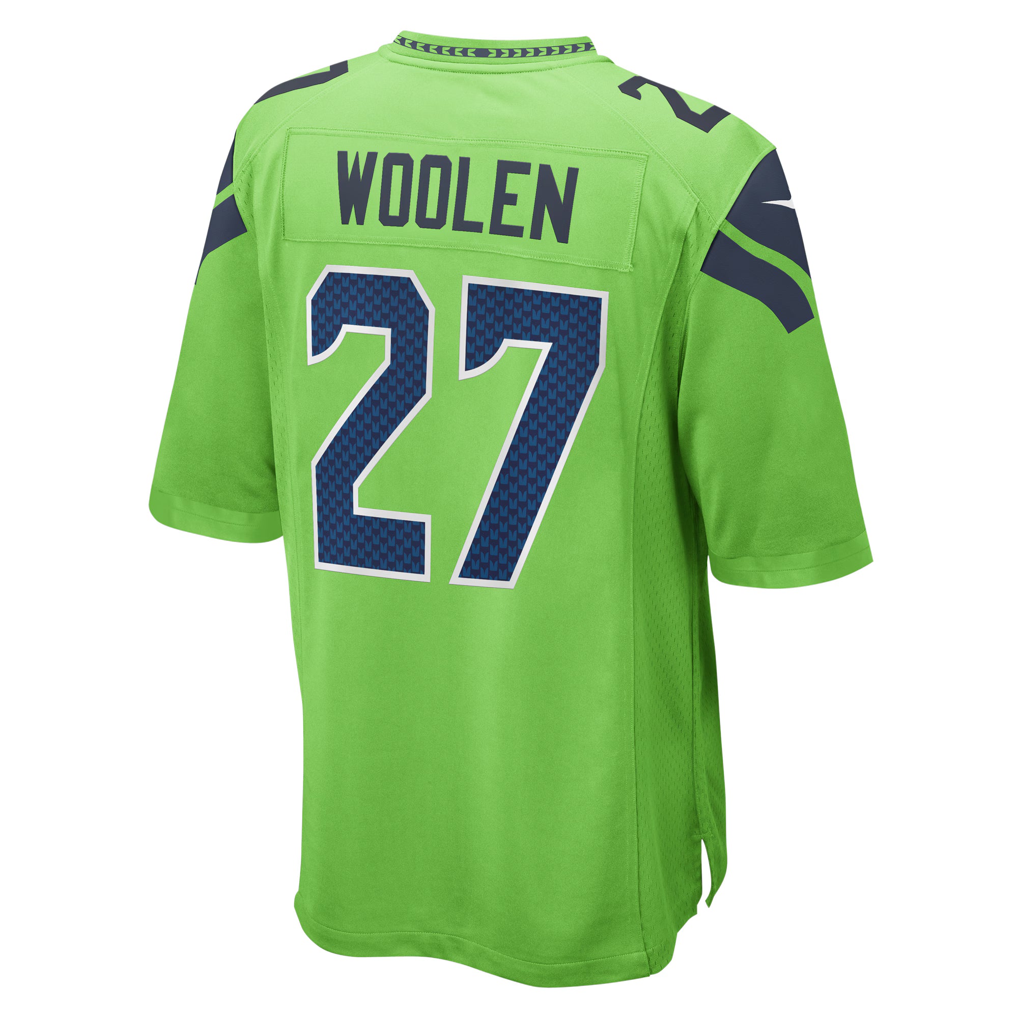 Tariq Woolen Seattle Seahawks Nike  Game Jersey - Neon Green