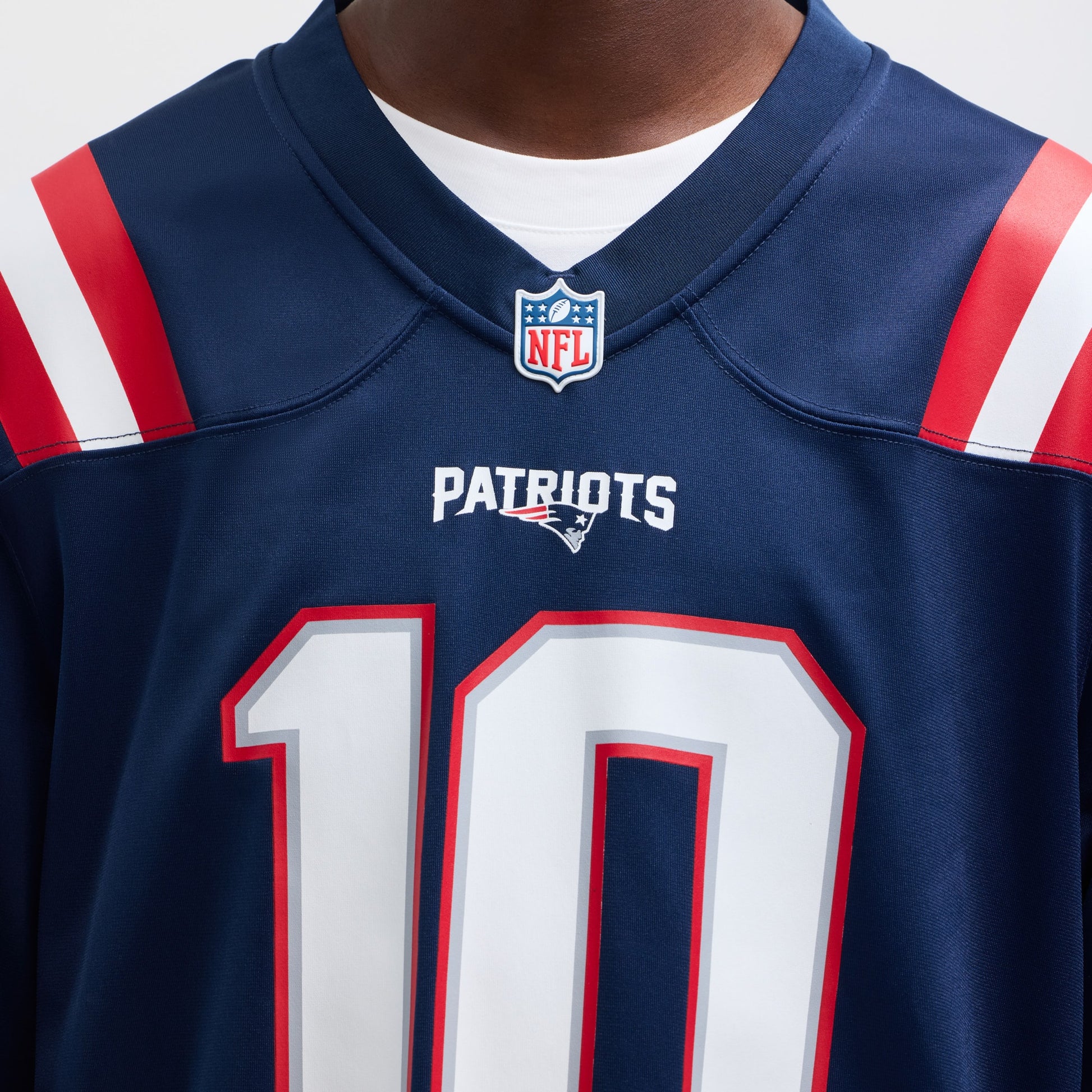Drake Maye New England Patriots Nike  Player Game Jersey - Navy
