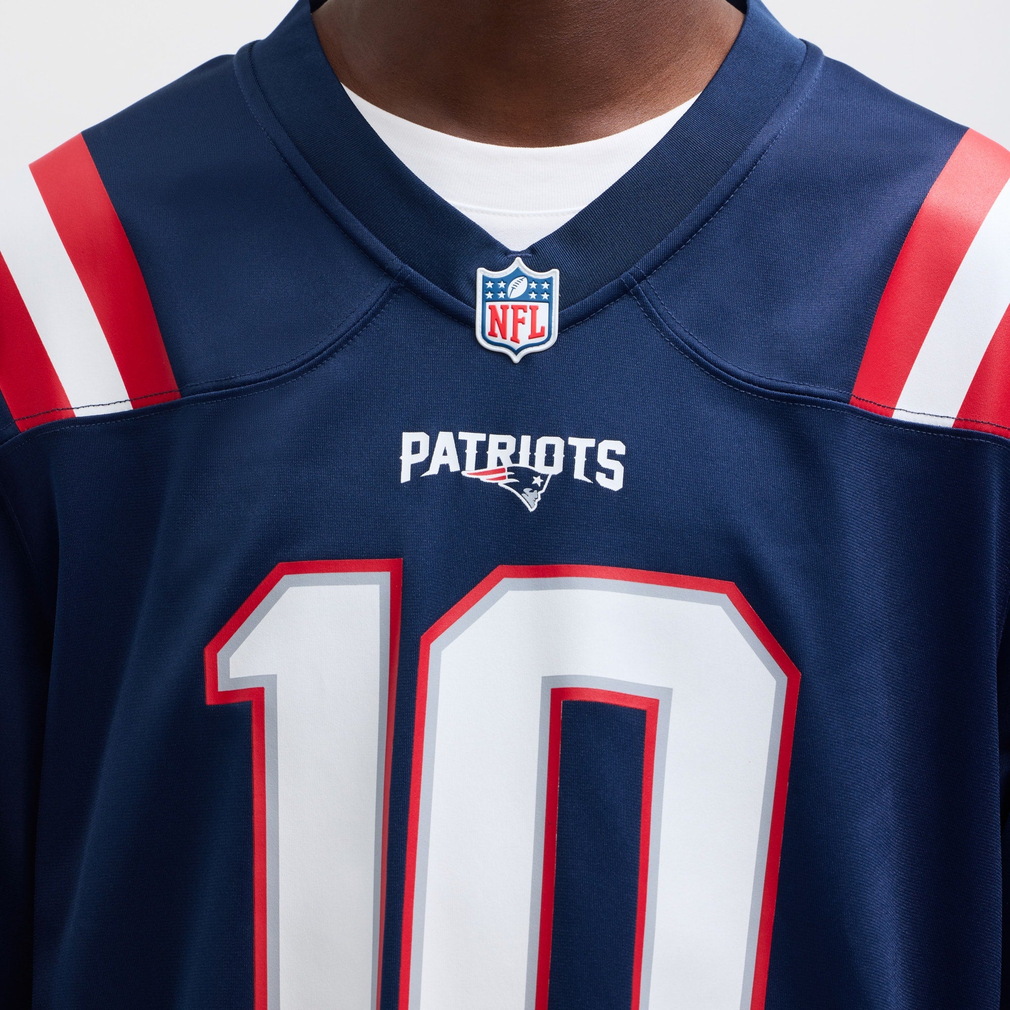 Drake Maye New England Patriots Nike  Player Game Jersey - Navy