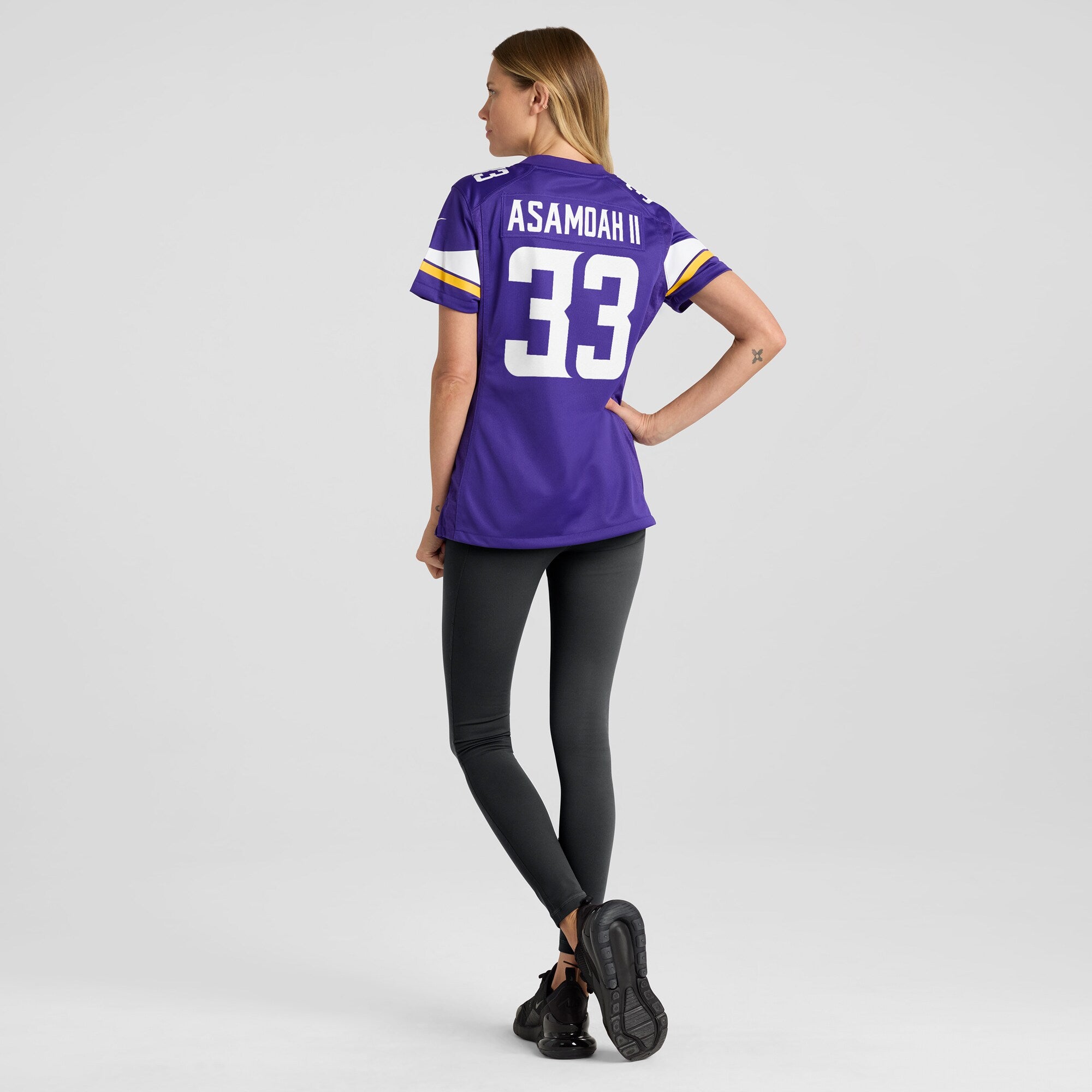Brian Asamoah Minnesota Vikings Nike Women's Player Game Jersey - Purple
