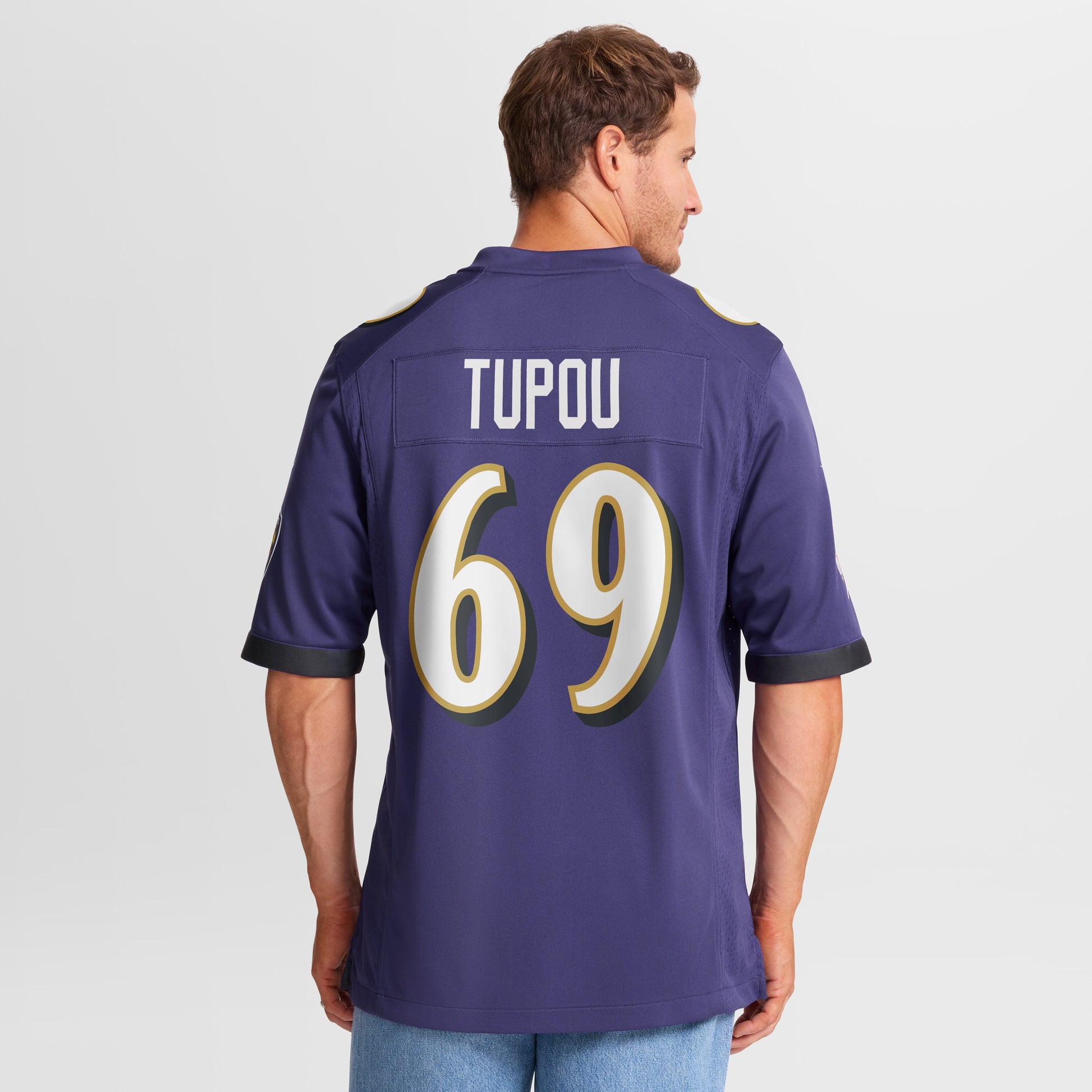 Josh Tupou Baltimore Ravens Nike Team Game Jersey -  Purple