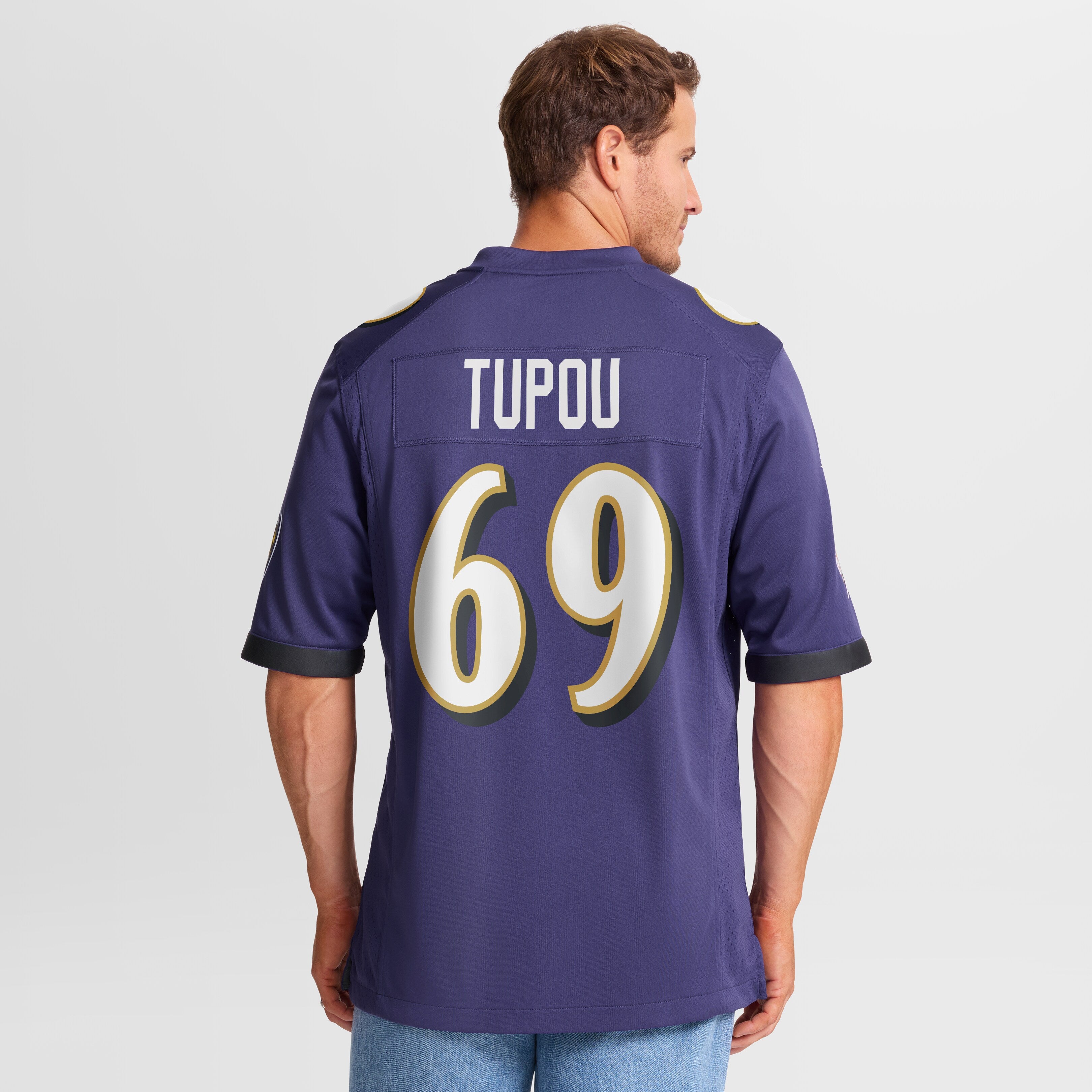 Josh Tupou Baltimore Ravens Nike Team Game Jersey -  Purple