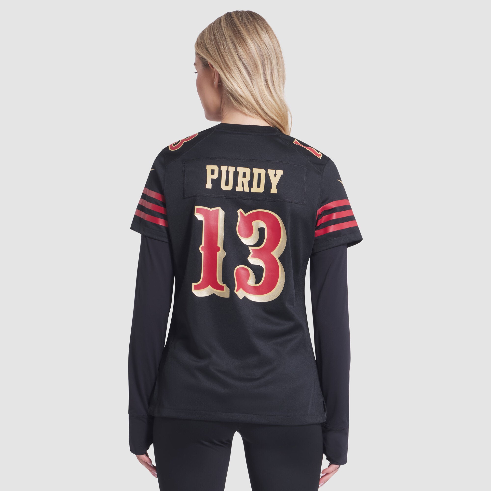 Brock Purdy San Francisco 49ers Nike Women's 2025 Rivalries Collection Game Jersey - Black