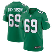Landon Dickerson Philadelphia Eagles Nike Alternate Game Jersey - Kelly Green