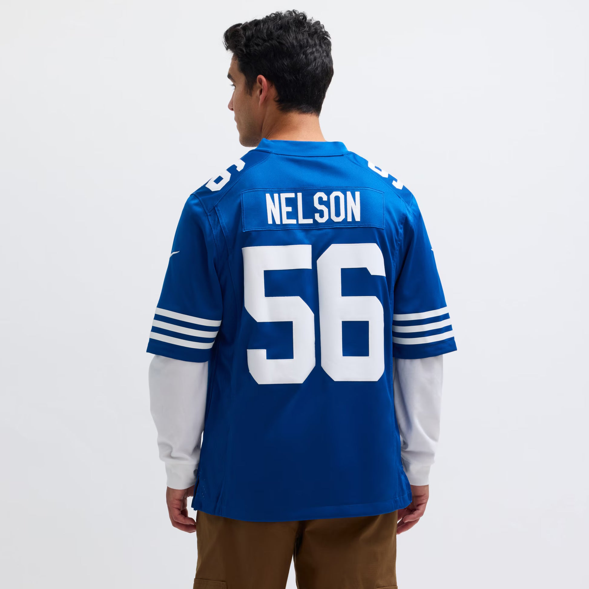 Men's Nike Quenton Nelson Royal Indianapolis Colts Alternate Vapor Limited Jersey