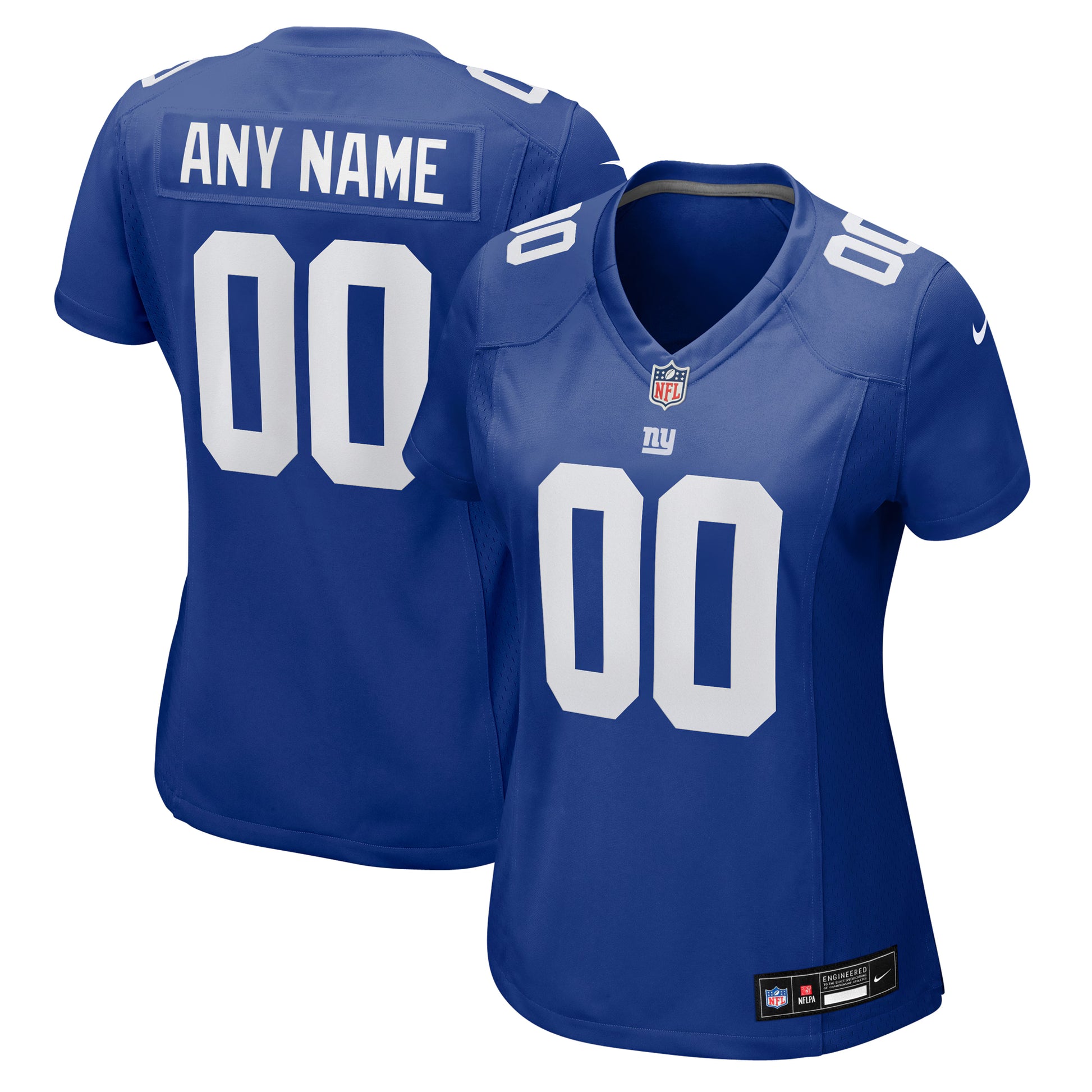 New York Giants Nike Women's Custom Jersey - Royal