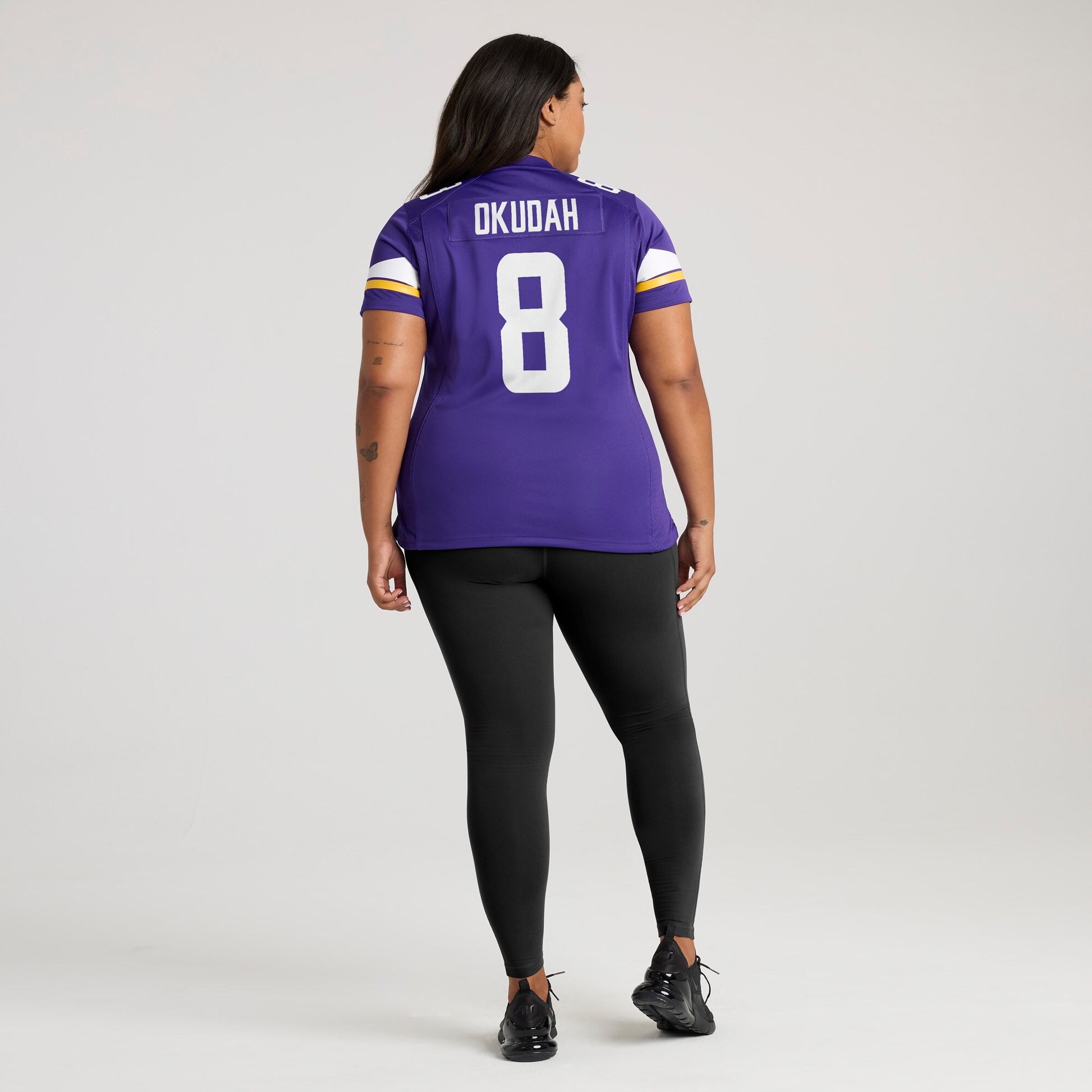 Jeff Okudah Minnesota Vikings Nike Women's Team Game Jersey -  Purple