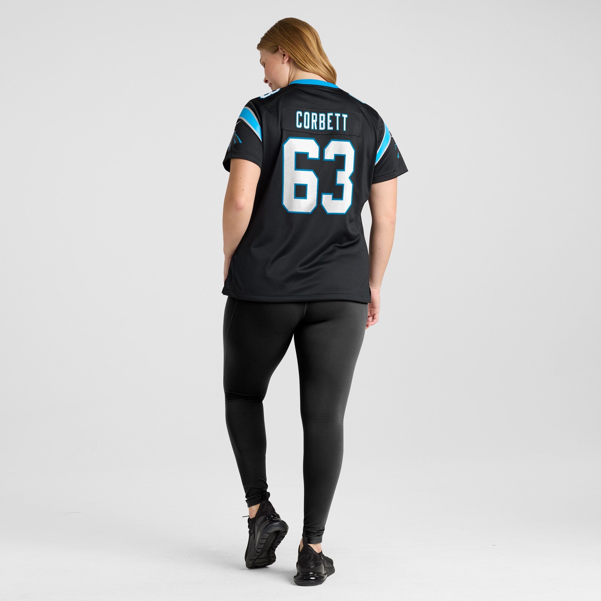 Austin Corbett Carolina Panthers Nike Women's Team Game Jersey - Black