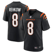 Ryan Rehkow Cincinnati Bengals Nike  Game Jersey -  Black
