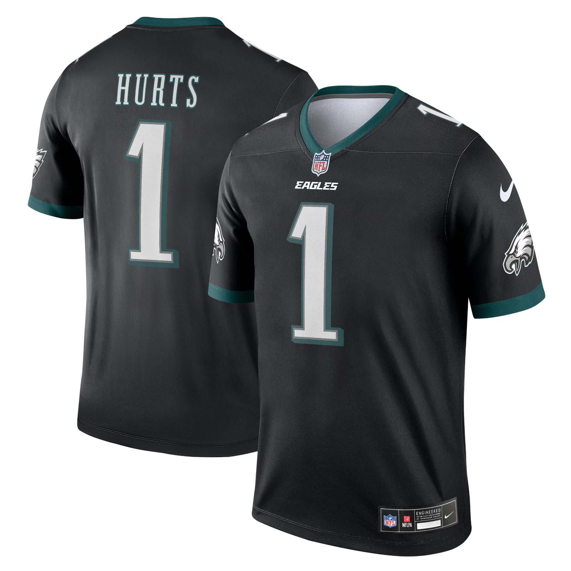 Jalen Hurts Philadelphia Eagles Nike Legend Player Performance Top - Black