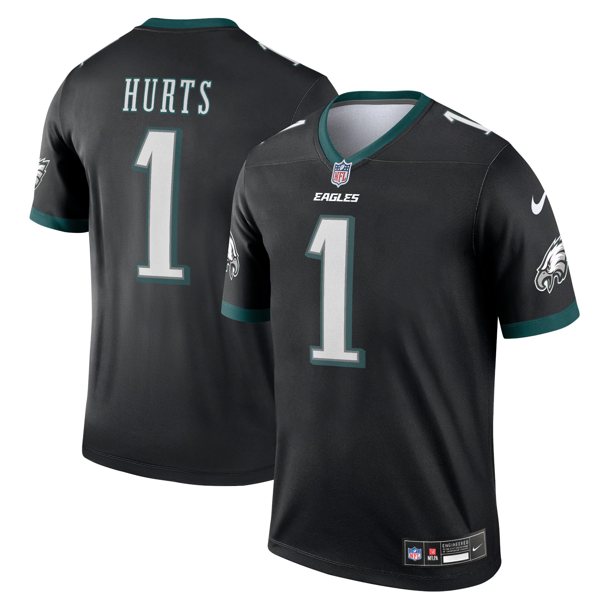 Jalen Hurts Philadelphia Eagles Nike Legend Player Performance Top - Black