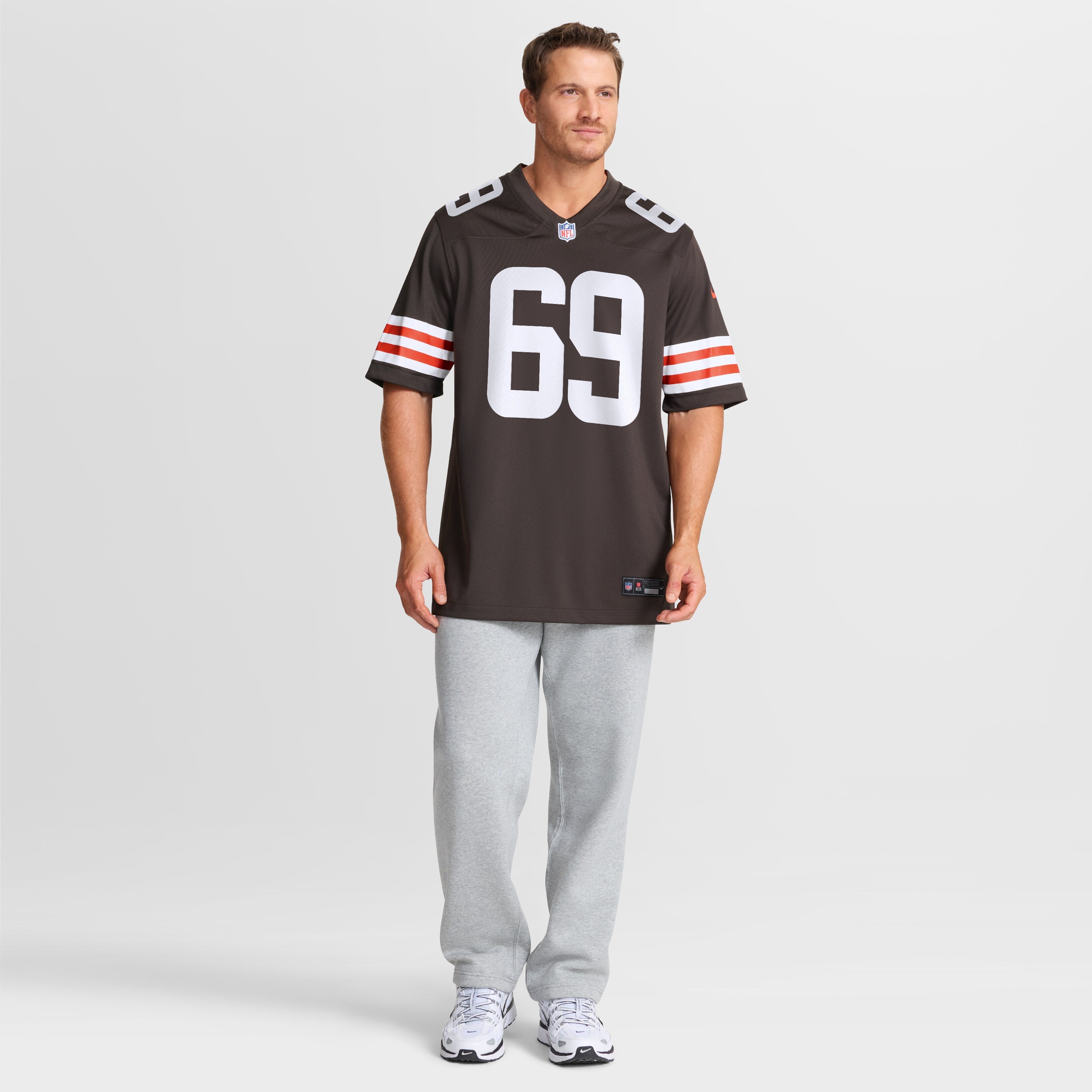 Tyre Phillips Cleveland Browns Nike Team Game Jersey -  Brown