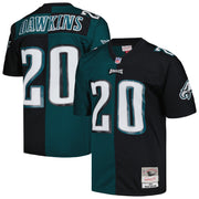 Brian Dawkins Philadelphia Eagles Mitchell &amp; Ness 2004 Split Legacy Replica Jersey - Midnight Green/Black