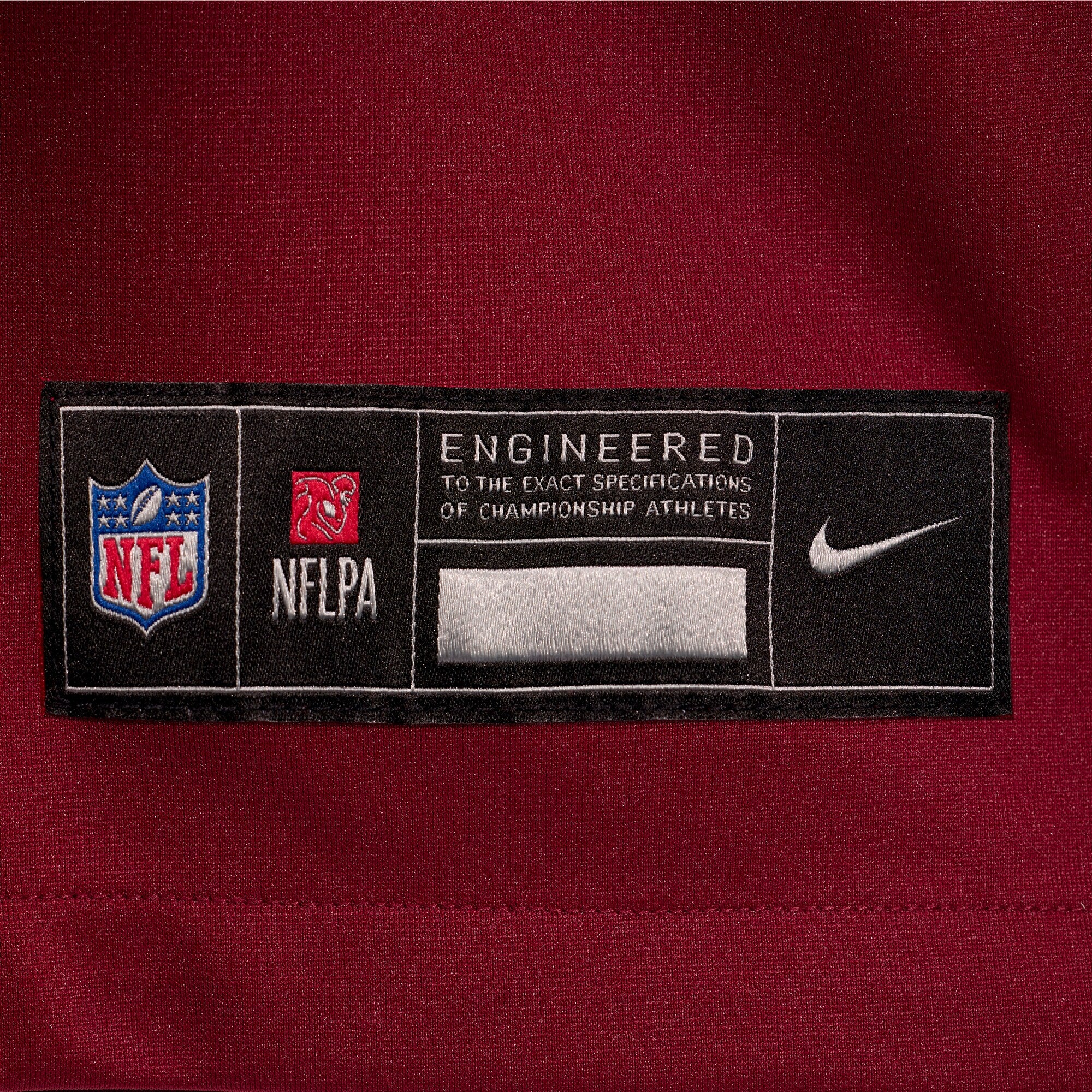 Lucas Niang Washington Commanders Nike Team Game Jersey -  Burgundy