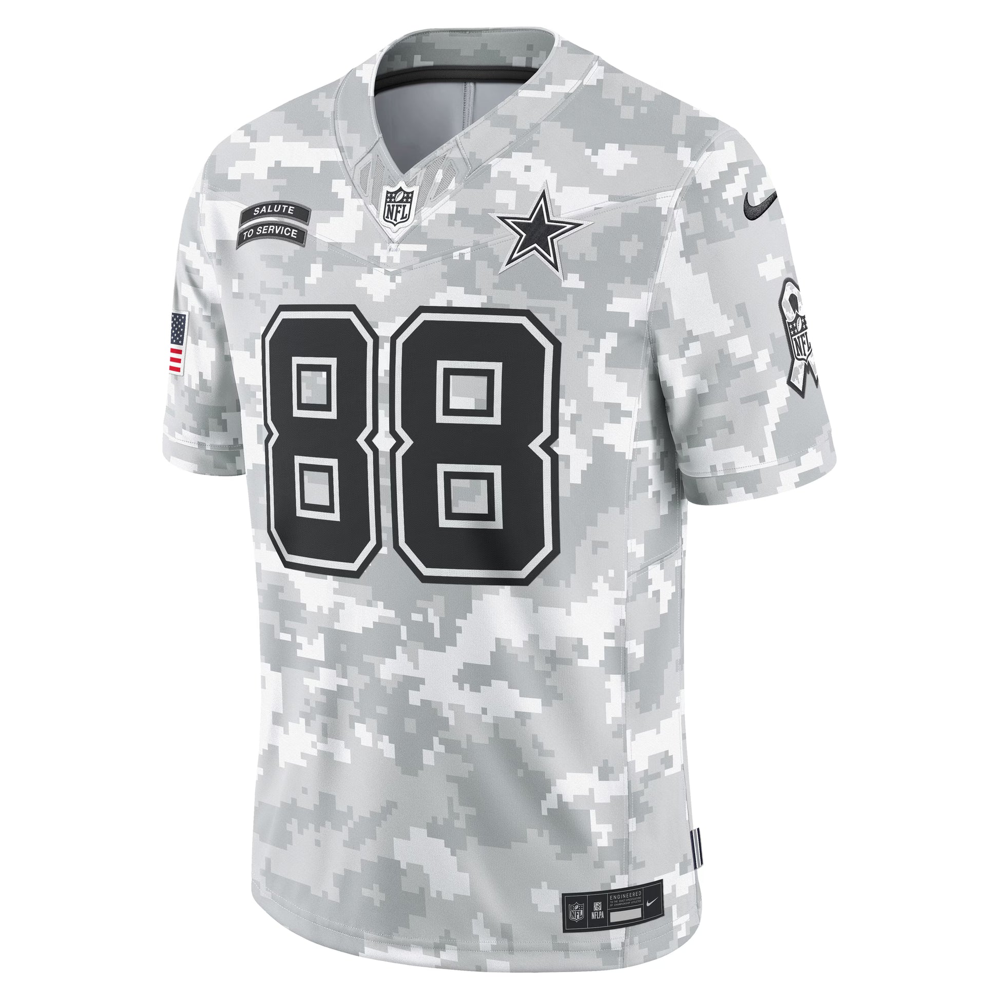 CeeDee Lamb Dallas Cowboys Nike 2024 Salute to Service Limited Jersey - Arctic Camo