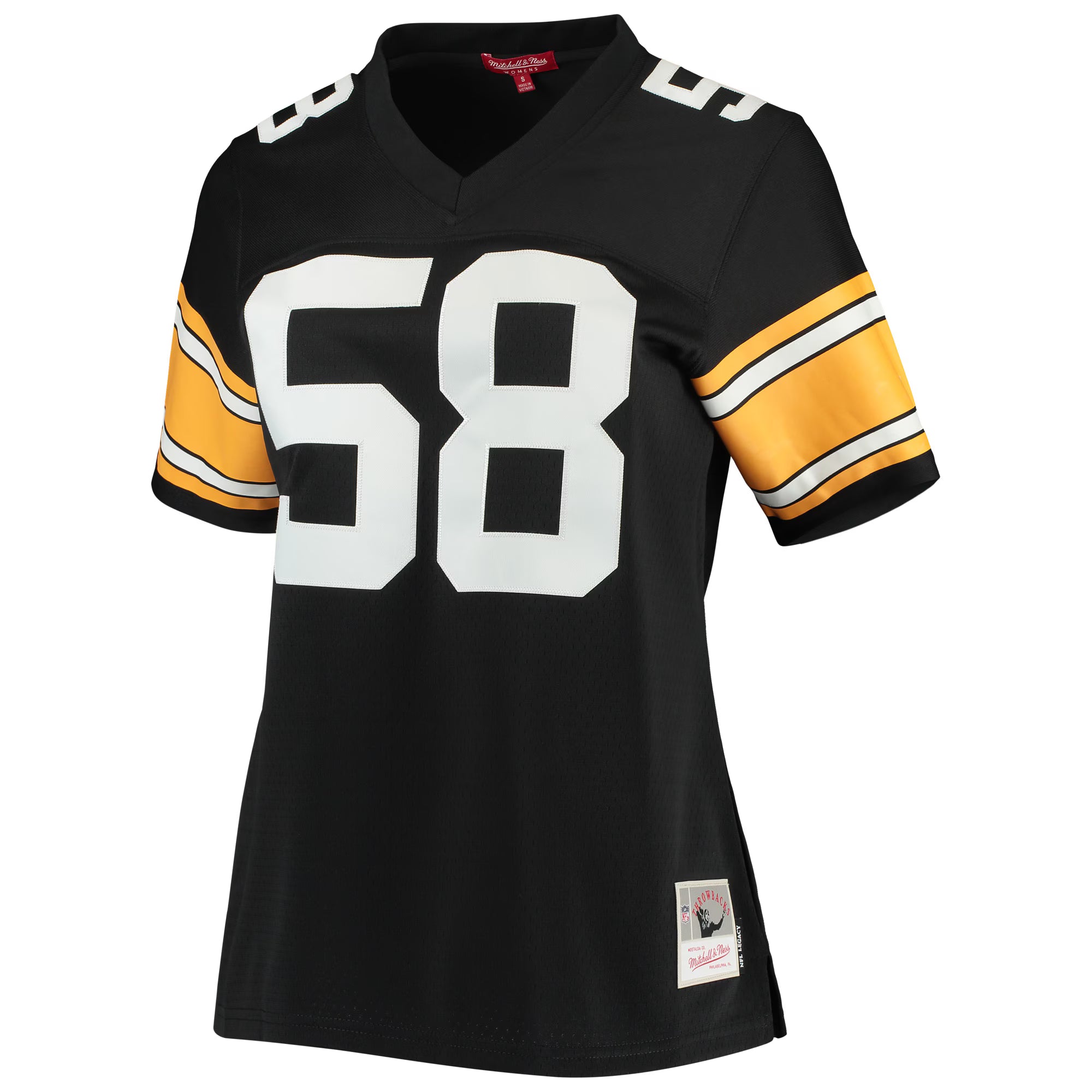 Jack Lambert Pittsburgh Steelers Mitchell &amp; Ness Women's Legacy Replica Player Jersey - Black