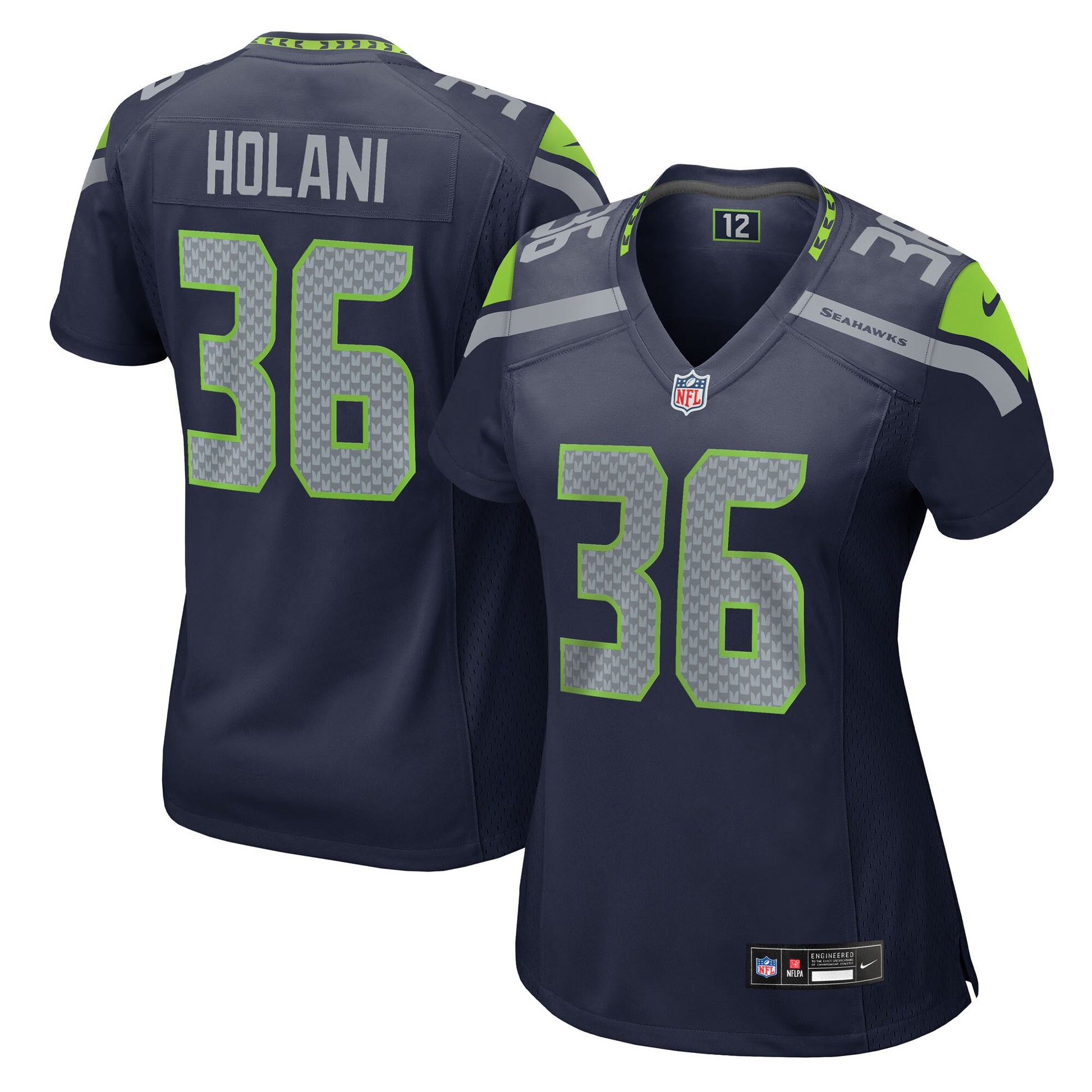 George Holani Seattle Seahawks Nike Women's Team Game Jersey -  College Navy