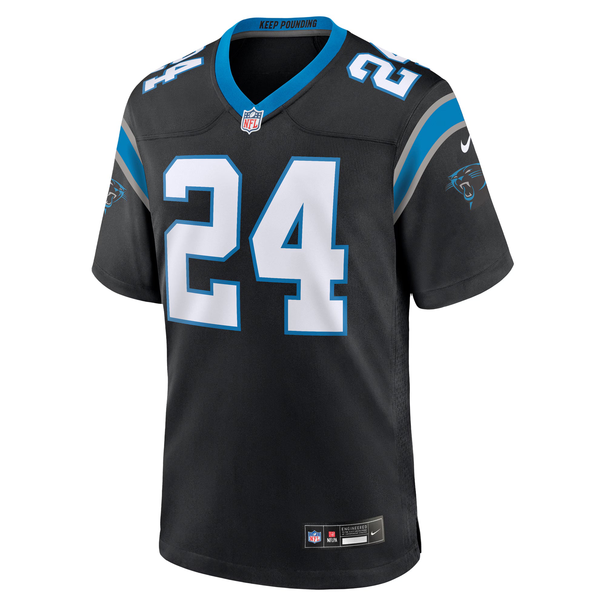 Jonathon Brooks Carolina Panthers Nike  Game Jersey - Black
