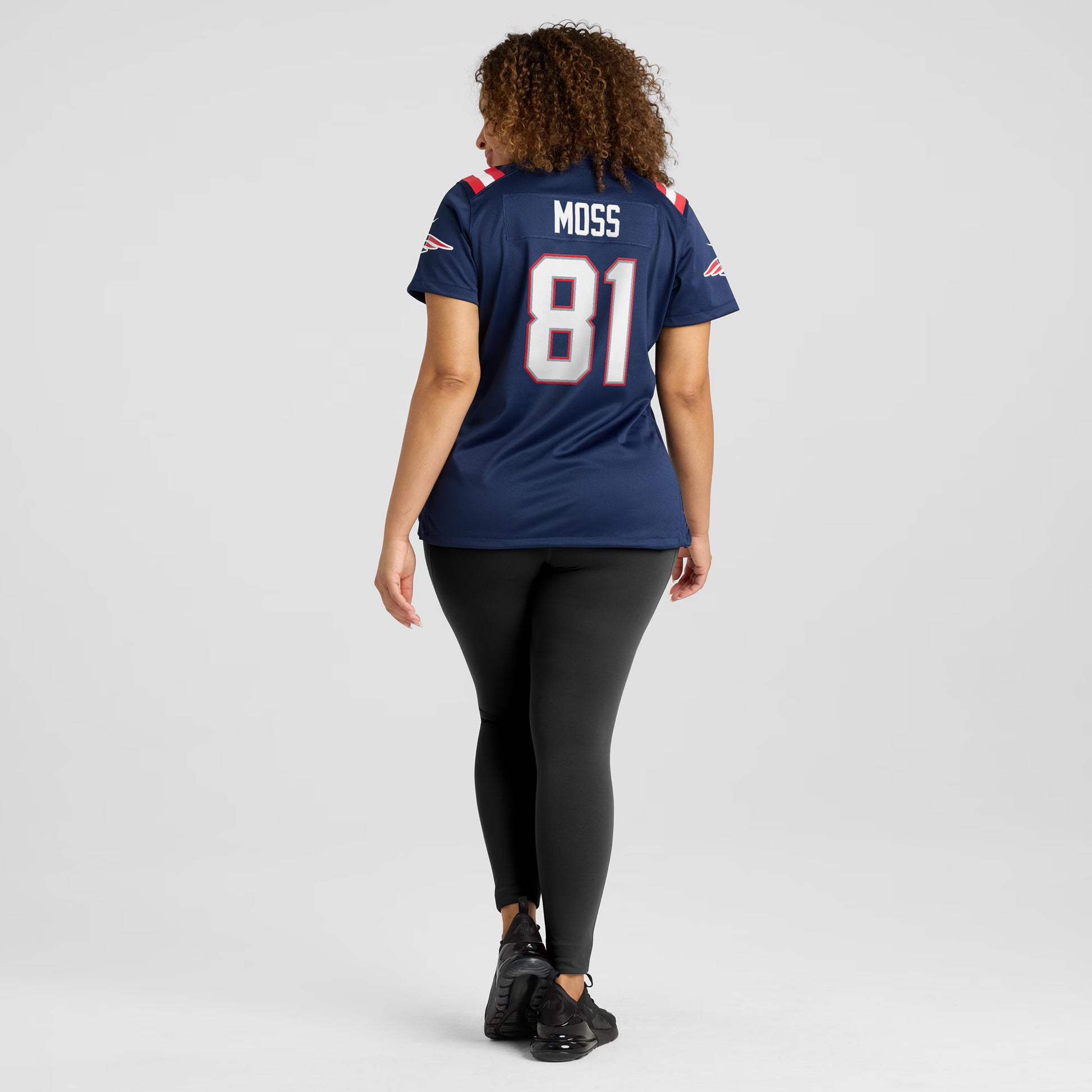 Randy Moss New England Patriots Nike Women's Game Retired Player Jersey - Navy