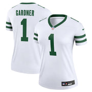 Ahmad Sauce Gardner New York Jets Nike Women's Legend Player Performance Top - Legacy White