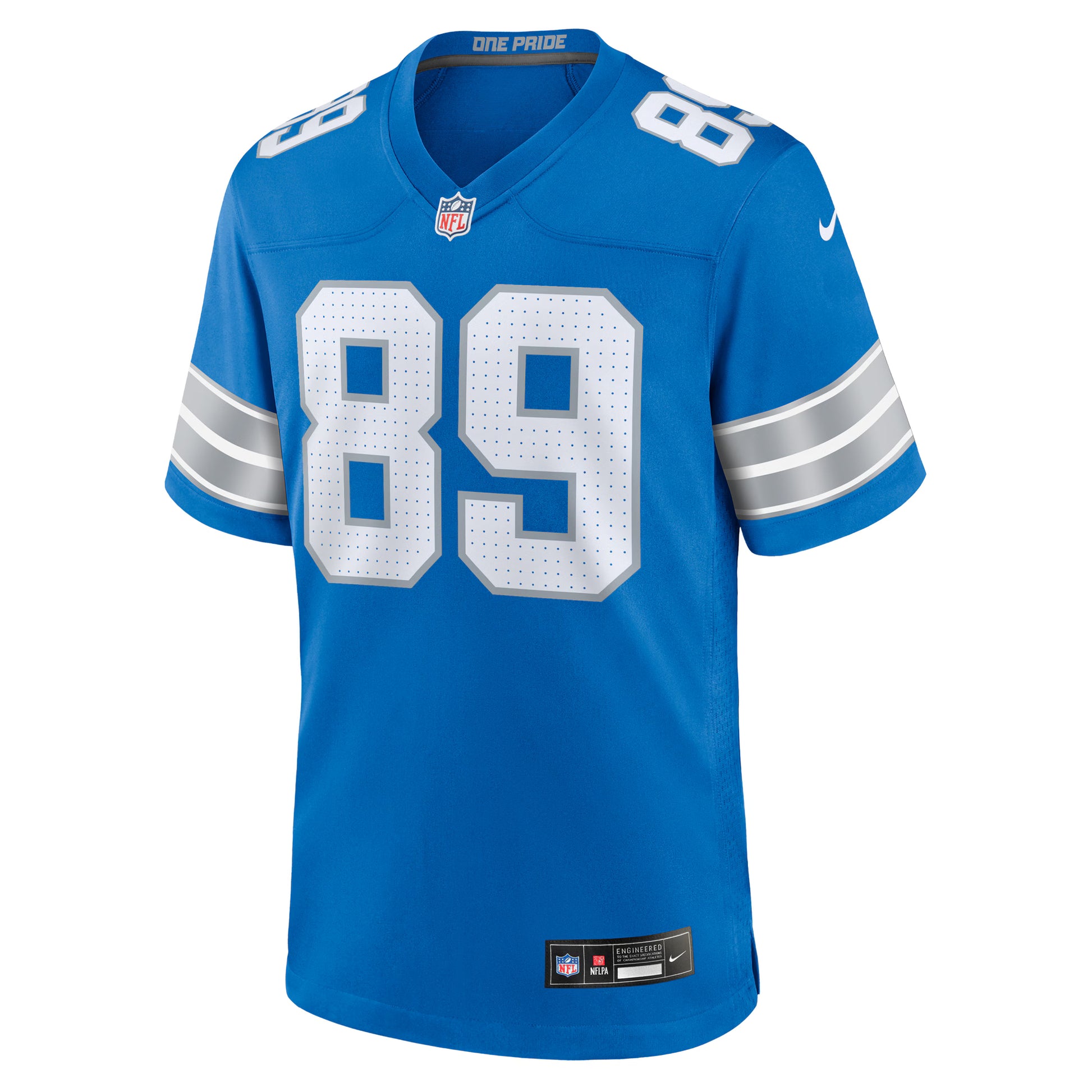 Brock Wright Detroit Lions Nike Team Game Jersey -  Blue