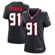 Folorunso Fatukasi Houston Texans Nike Women's Team Game Jersey -  Navy