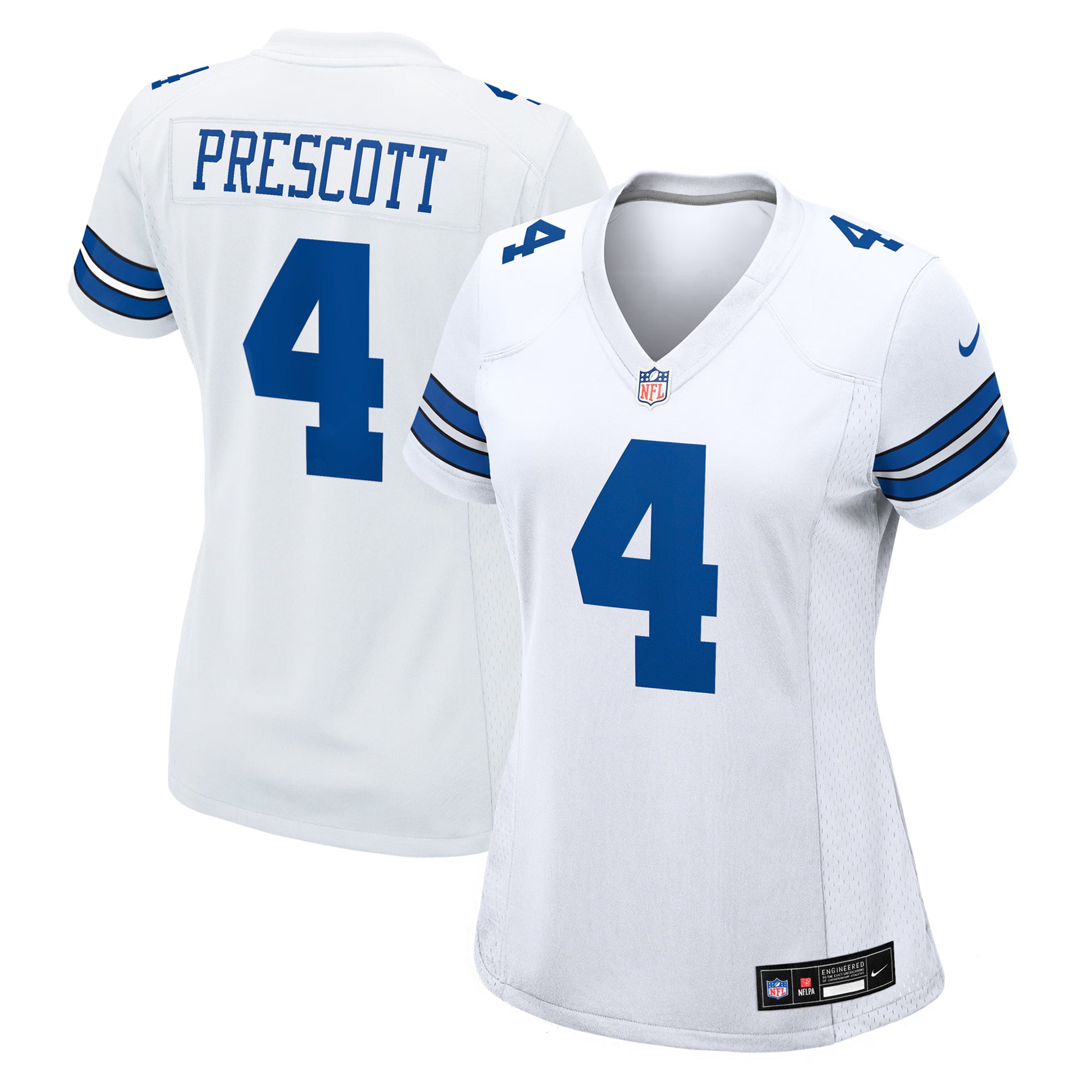 Dak Prescott Dallas Cowboys Nike Women's Team Game Jersey - White