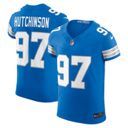 Aidan Hutchinson Detroit Lions Nike  Vapor F.U.S.E. Elite Jersey - Blue