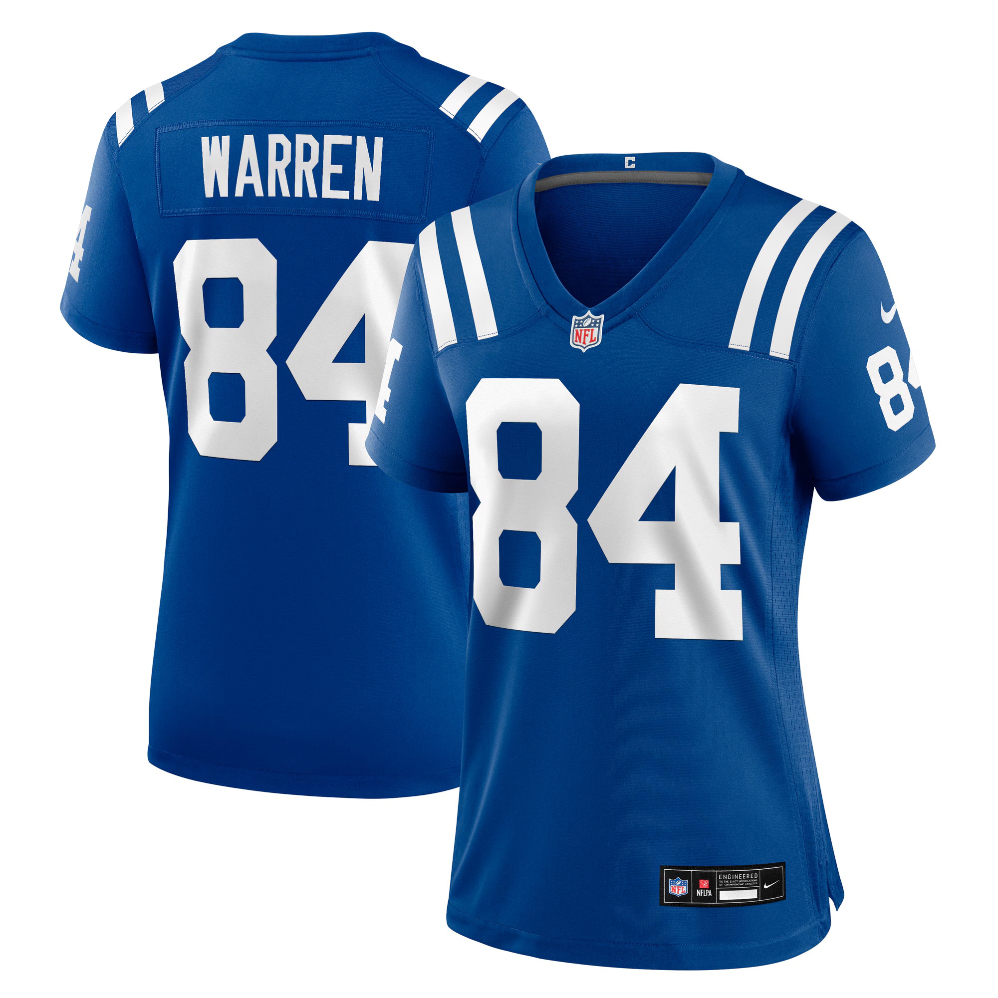 Tyler Warren Indianapolis Colts Nike Women's  Game Jersey -  Royal