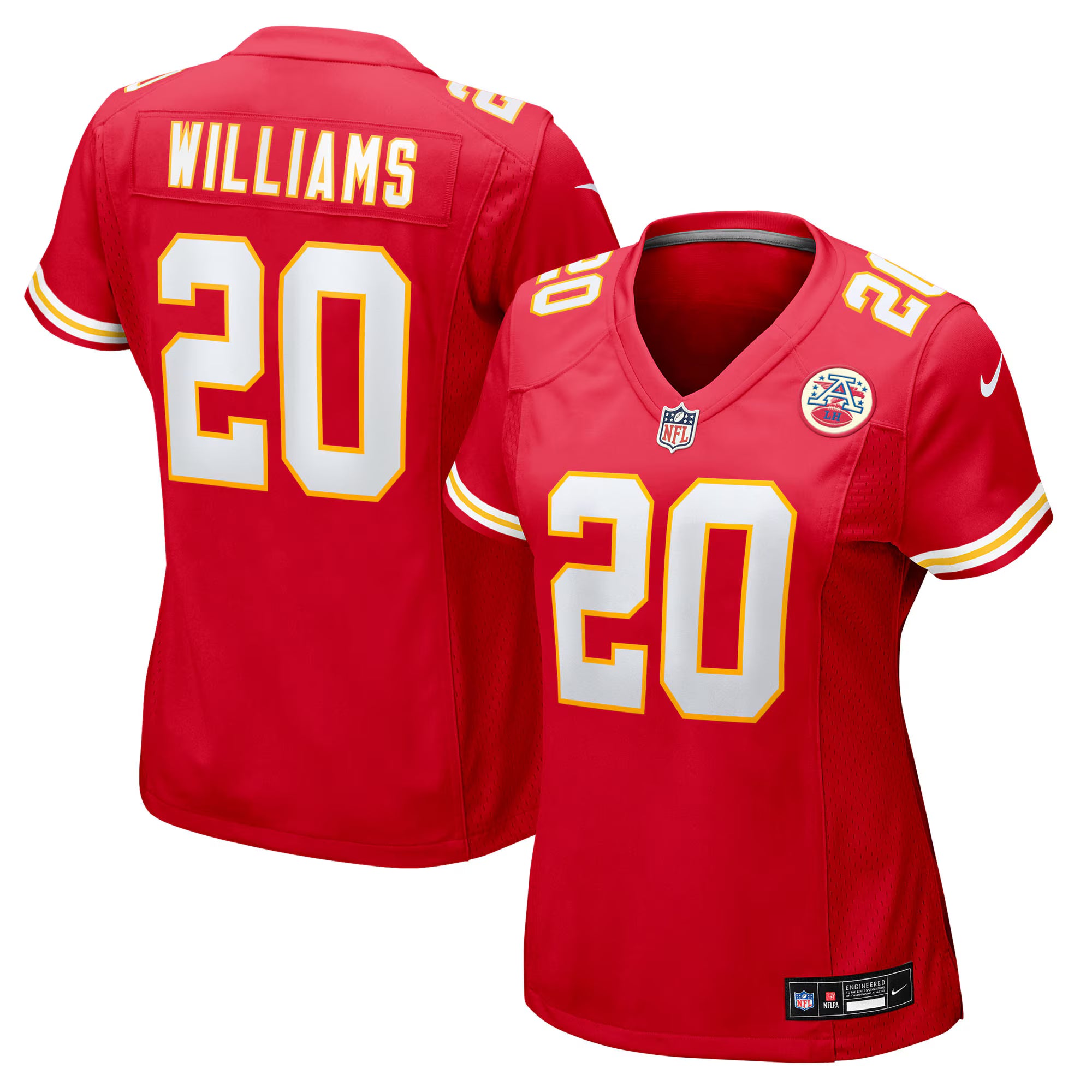 Nohl Williams Kansas City Chiefs Nike Women's Team Game Jersey -  Red