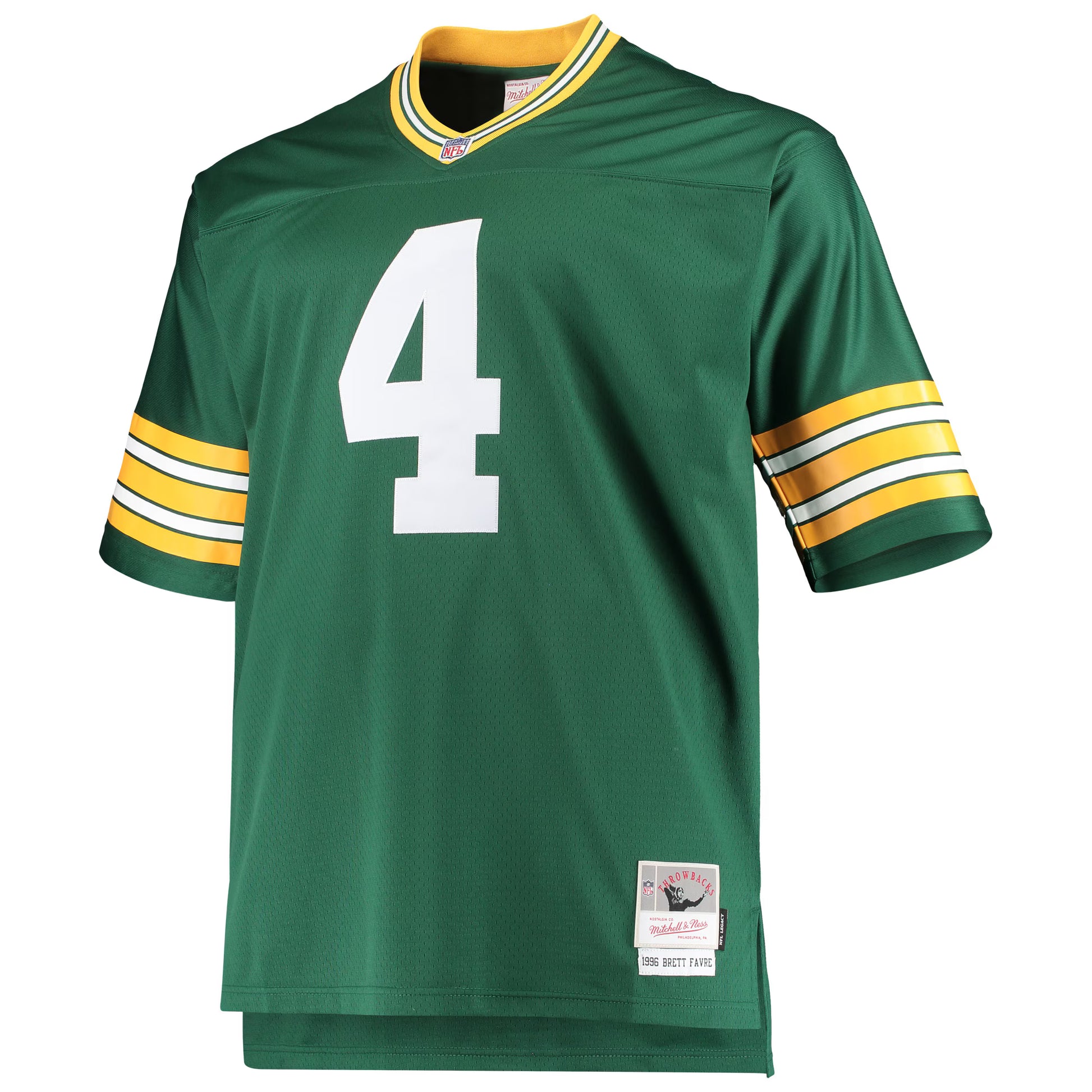 Brett Favre Green Bay Packers Mitchell &amp; Ness Big &amp; Tall 1996 Retired Player Replica Jersey - Green