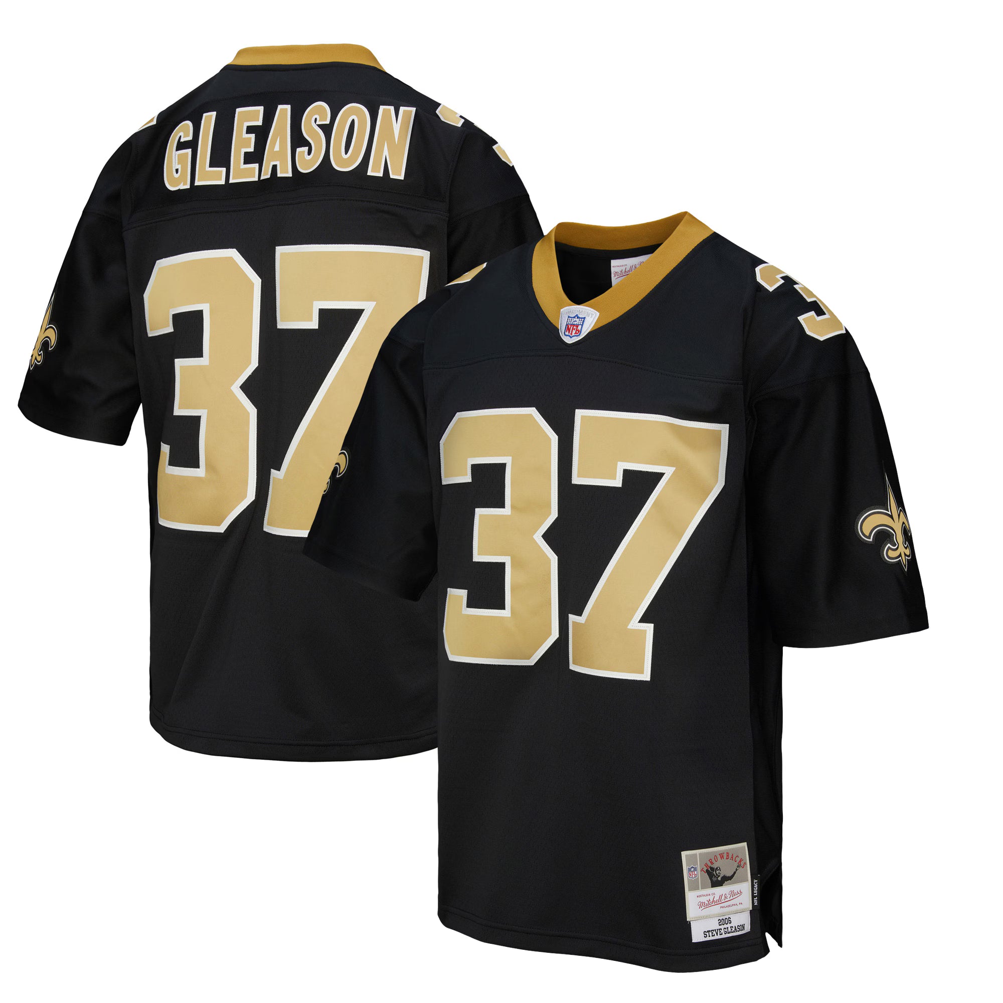 Steve Gleason New Orleans Saints Mitchell &amp; Ness Legacy Replica Jersey - Black