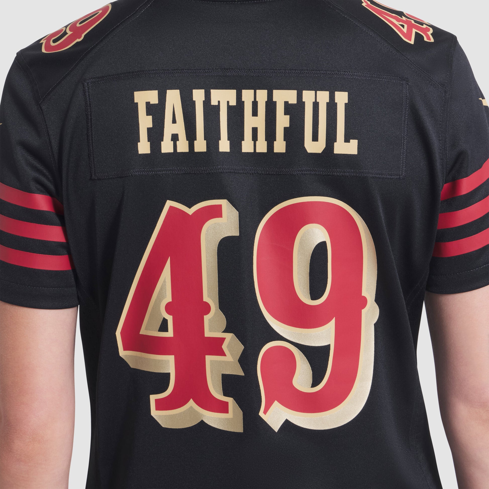The Faithful San Francisco 49ers Nike Women's 2025 Rivalries Collection Game Jersey - Black