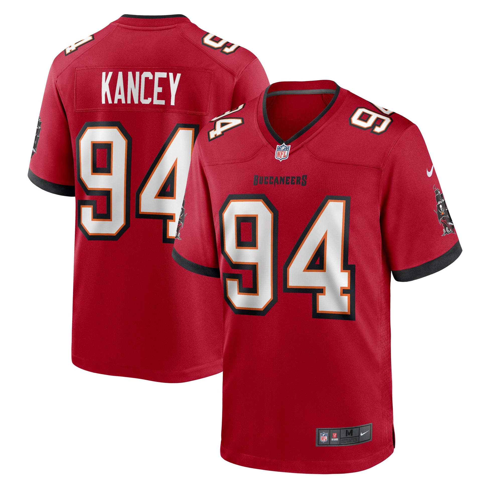 Calijah Kancey Tampa Bay Buccaneers Nike  Game Jersey - Red