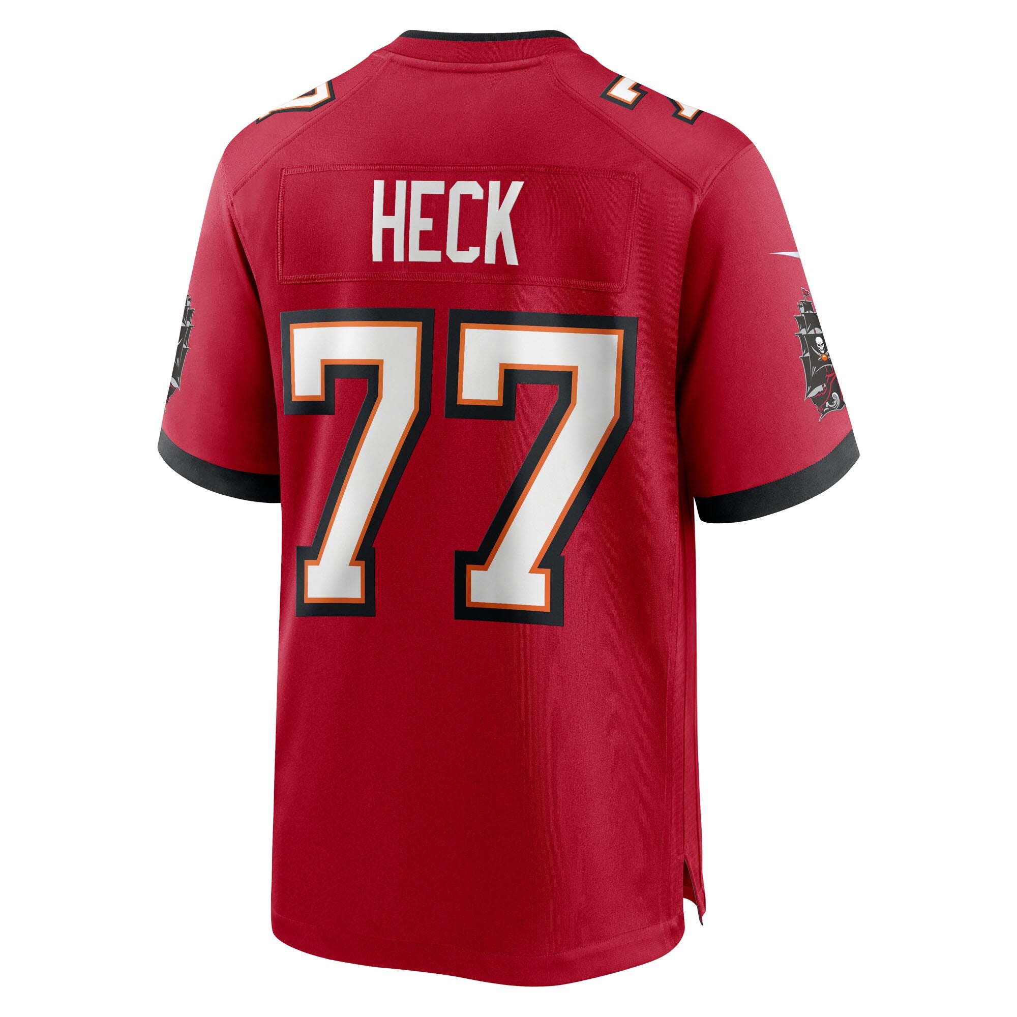 Charlie Heck Tampa Bay Buccaneers Nike Team Game Jersey -  Red