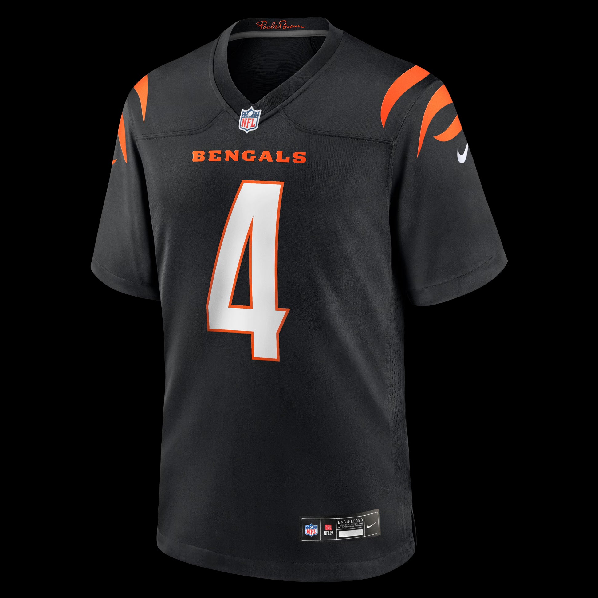 Sean Clifford Cincinnati Bengals Nike Team Game Jersey -  Black