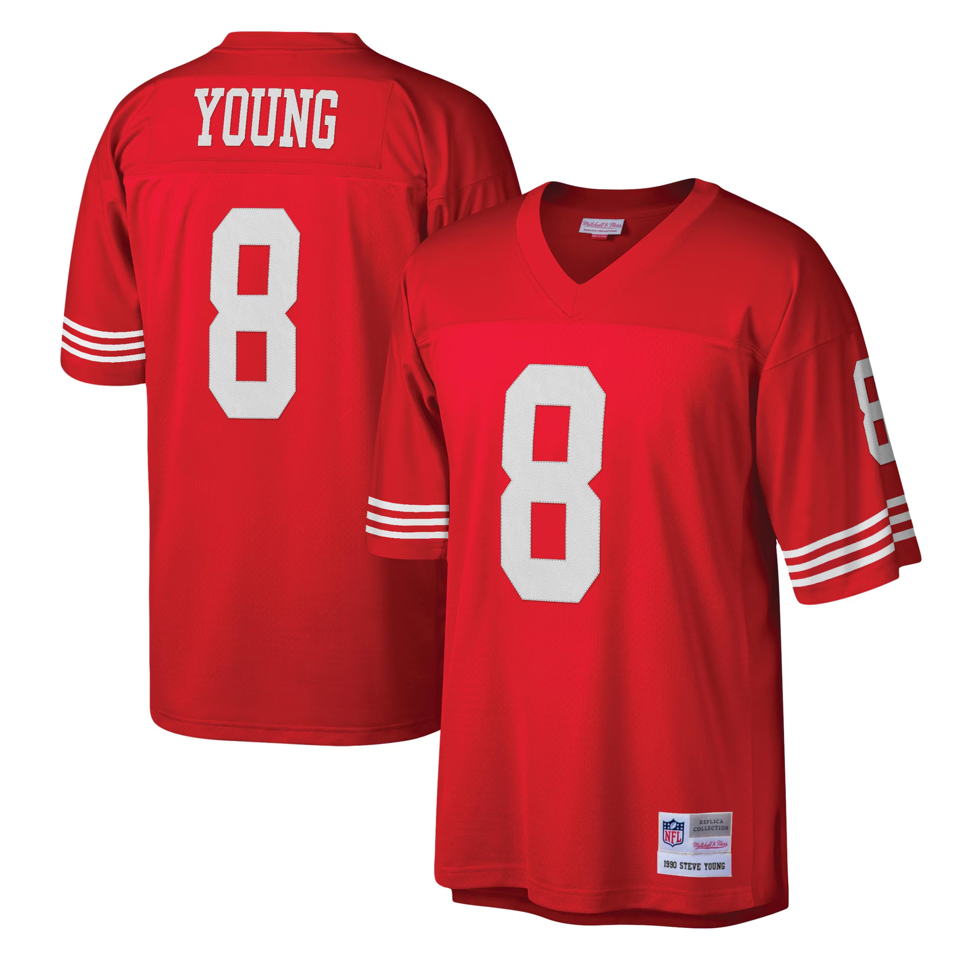 Steve Young San Francisco 49ers Mitchell &amp; Ness Legacy Replica Jersey - Scarlet