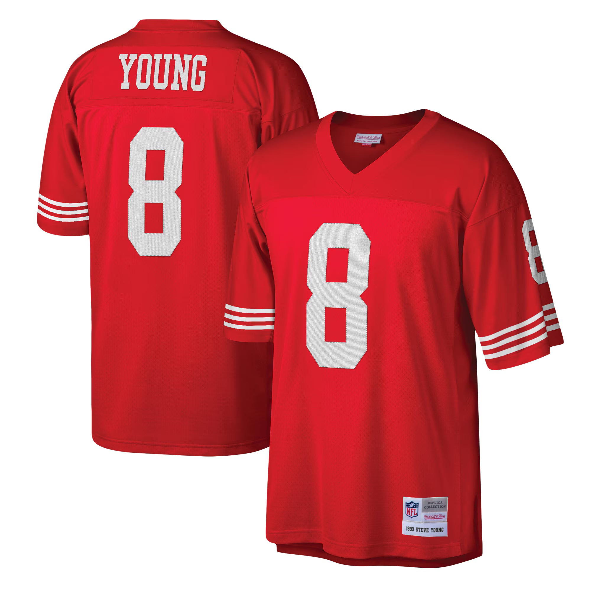 Steve Young San Francisco 49ers Mitchell &amp; Ness Legacy Replica Jersey - Scarlet