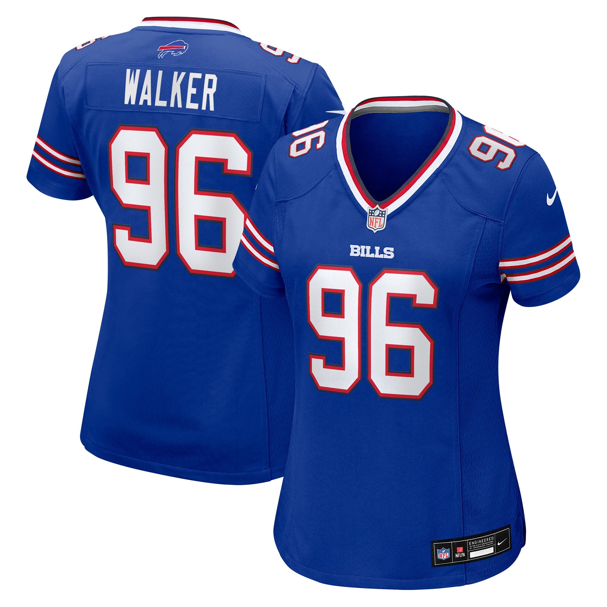 Deone Walker Buffalo Bills Nike Women's Team Game Jersey -  Royal