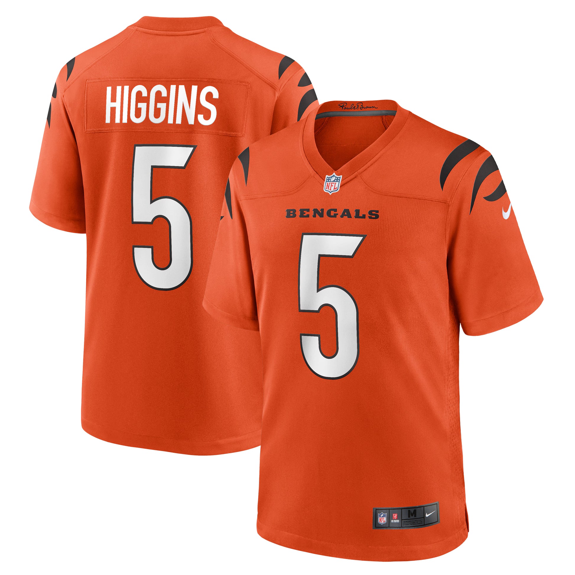 Tee Higgins Cincinnati Bengals Nike Alternate Game Jersey - Orange