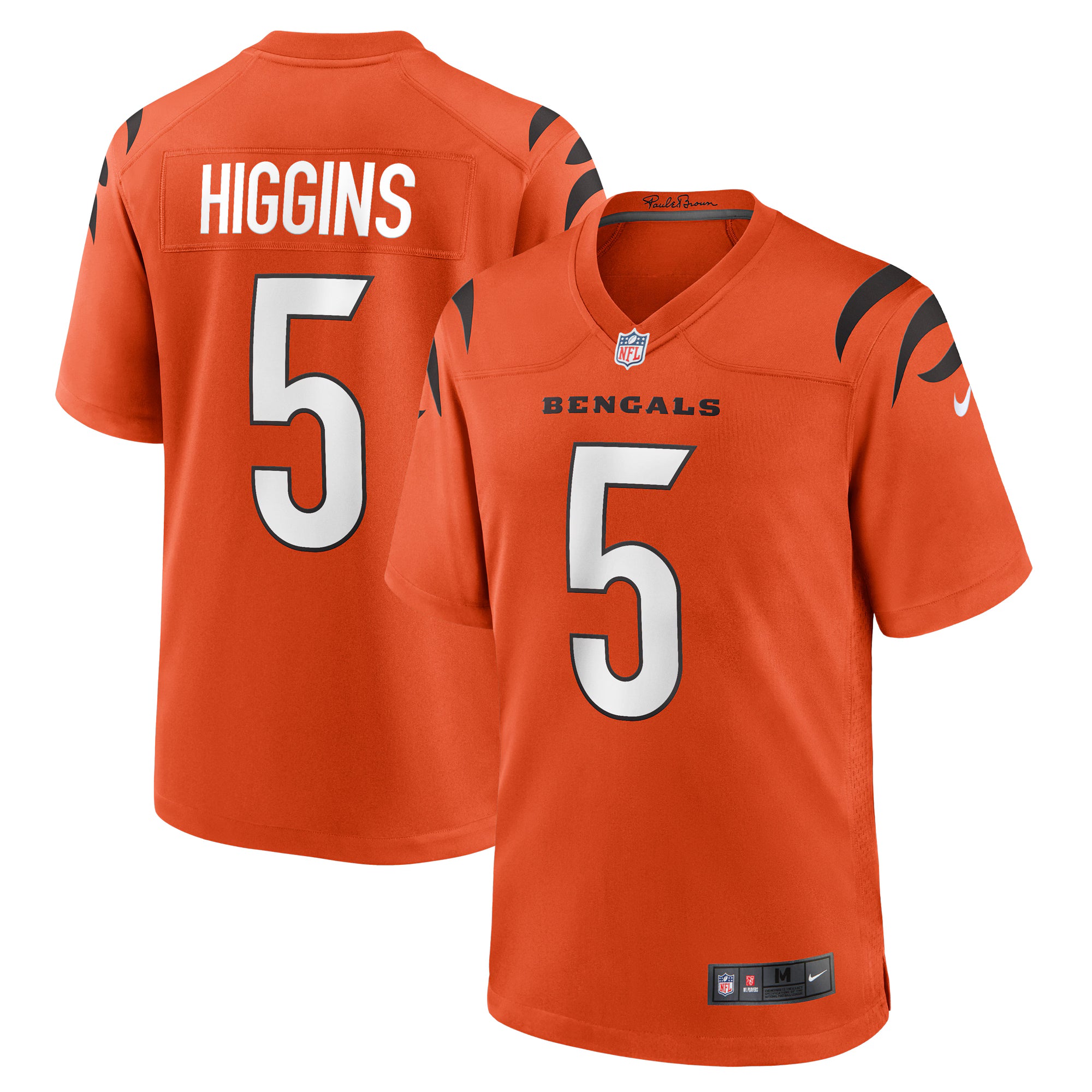 Tee Higgins Cincinnati Bengals Nike Alternate Game Jersey - Orange