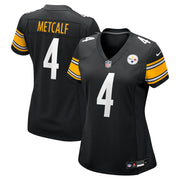 DK Metcalf Pittsburgh Steelers Nike Women's Team Game Jersey -  Black